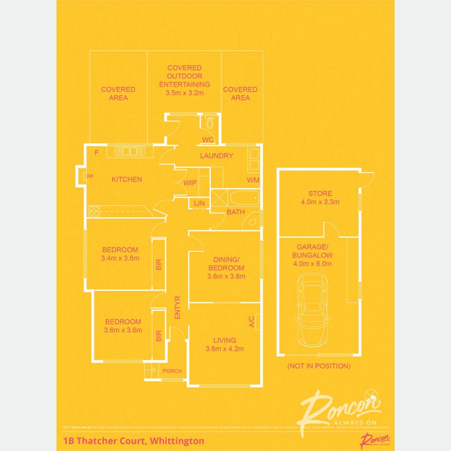 Floorplan of Homely house listing, 1 B Thatcher Court, Whittington VIC 3219
