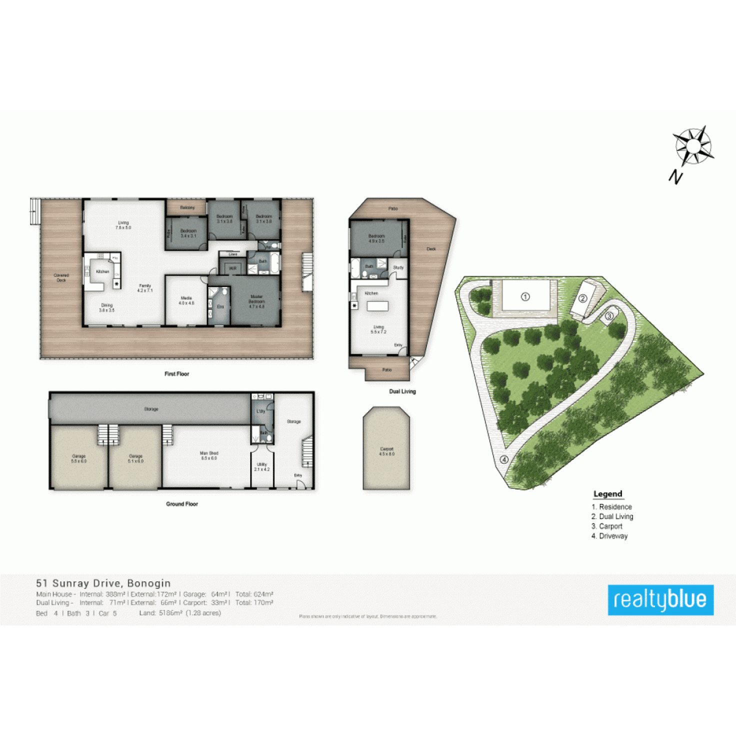 Floorplan of Homely house listing, 51 Sunray Drive, Bonogin QLD 4213