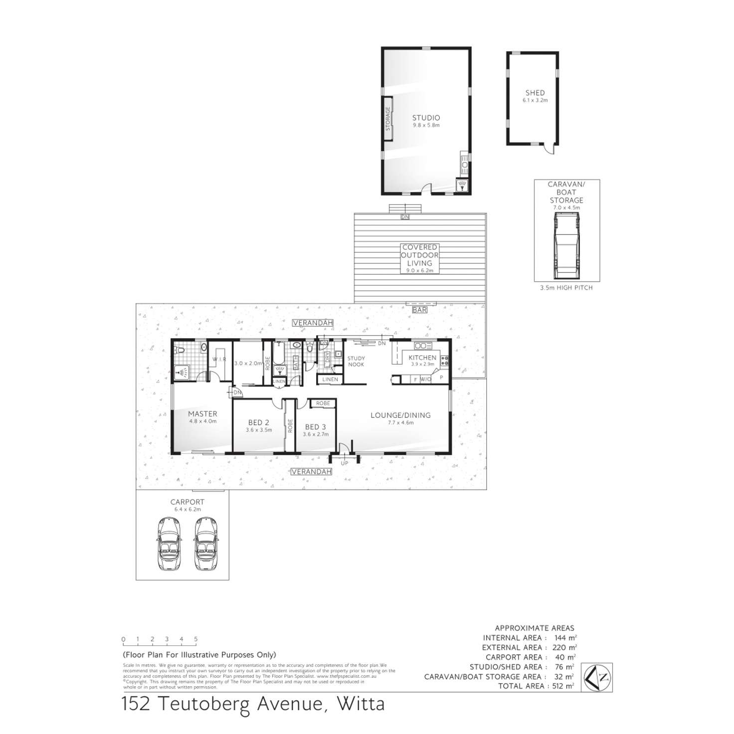 Floorplan of Homely house listing, 152 Teutoberg Avenue, Witta QLD 4552