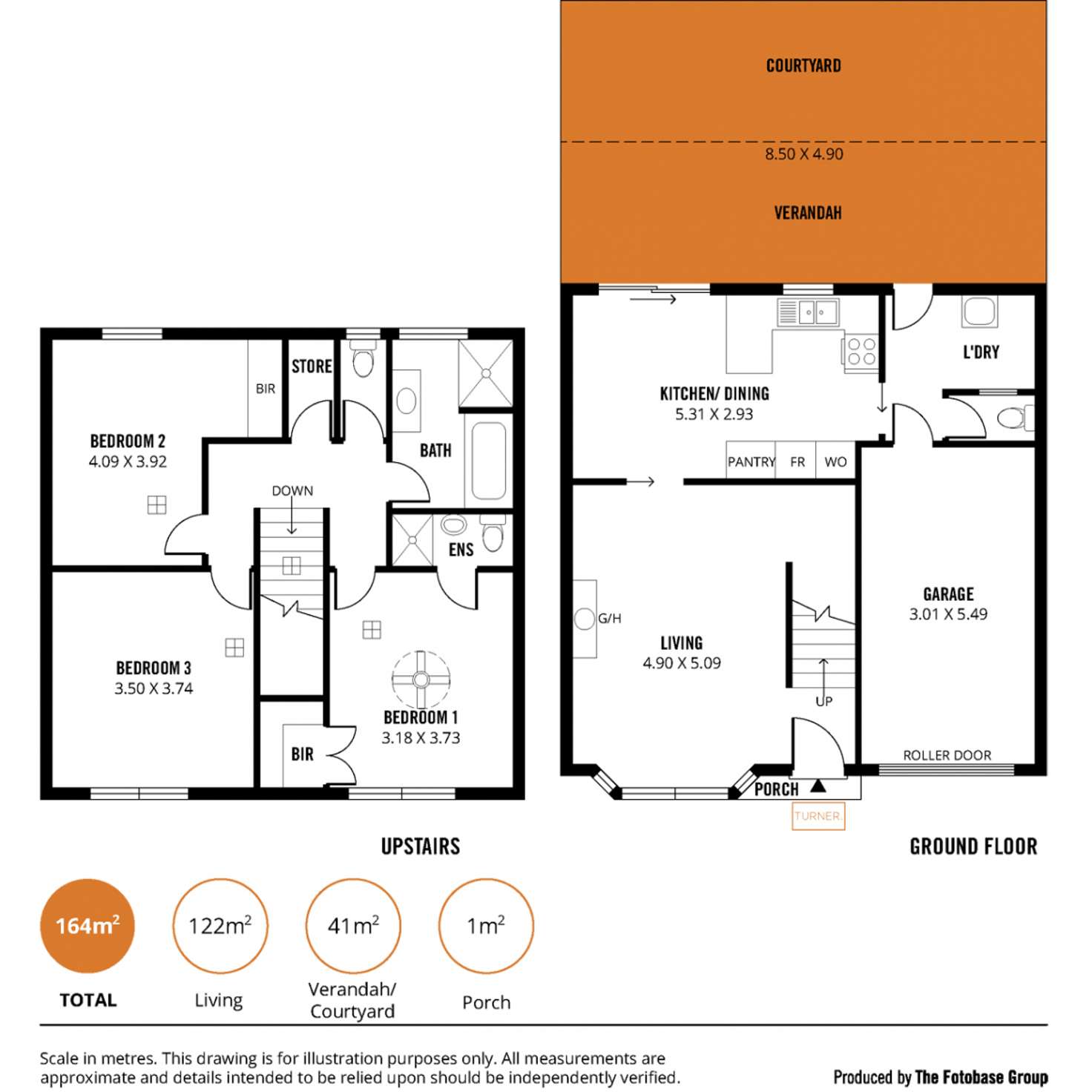 Floorplan of Homely townhouse listing, 2/9 Dawson Street, Fullarton SA 5063