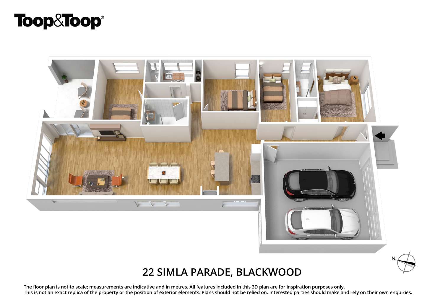 Floorplan of Homely house listing, 22 Simla Parade, Blackwood SA 5051