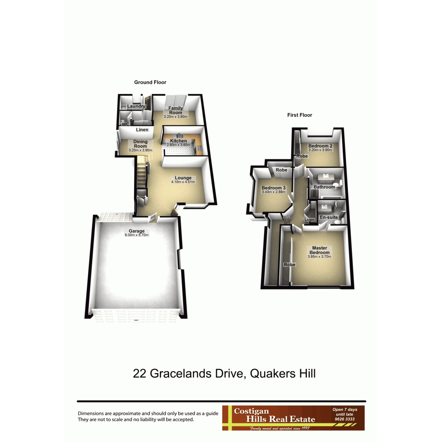Floorplan of Homely semiDetached listing, 22 Gracelands Drive, Quakers Hill NSW 2763