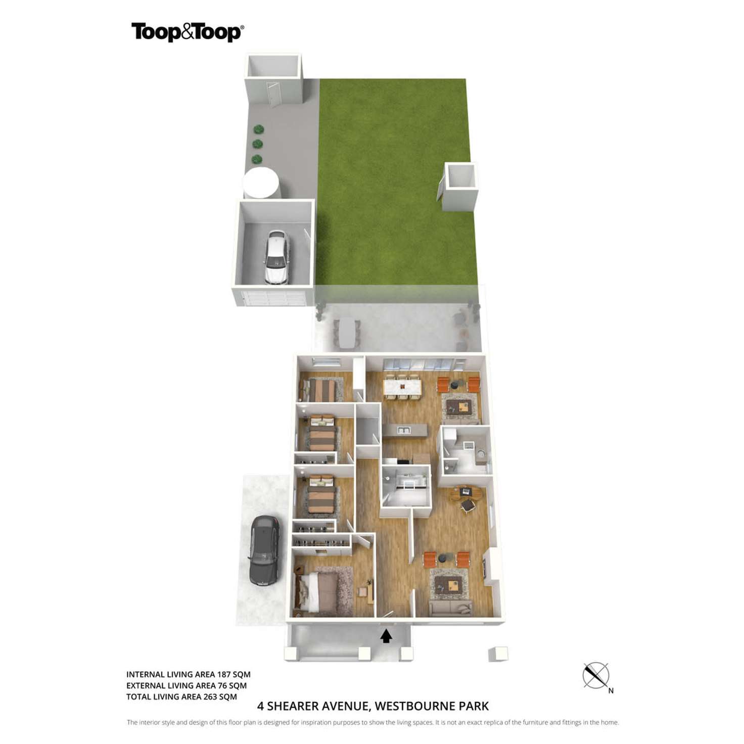 Floorplan of Homely house listing, 4 Shearer Avenue, Westbourne Park SA 5041
