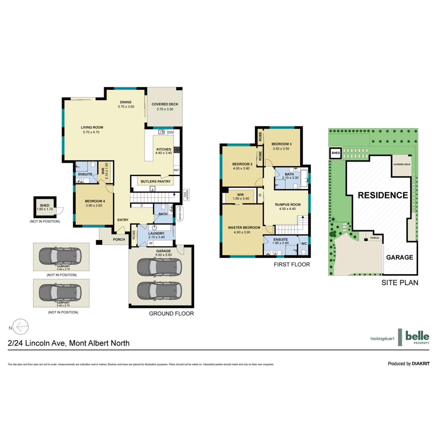 Floorplan of Homely townhouse listing, 2/24 Lincoln Avenue, Mont Albert North VIC 3129