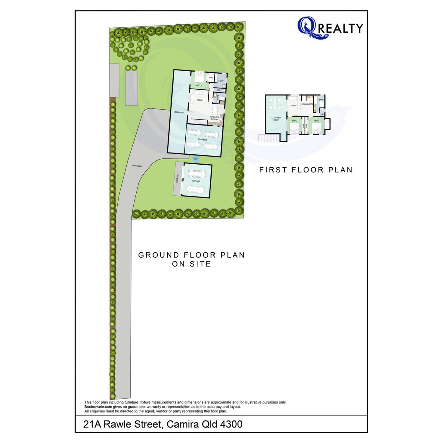 Floorplan of Homely house listing, 21A Rawle Street, Camira QLD 4300