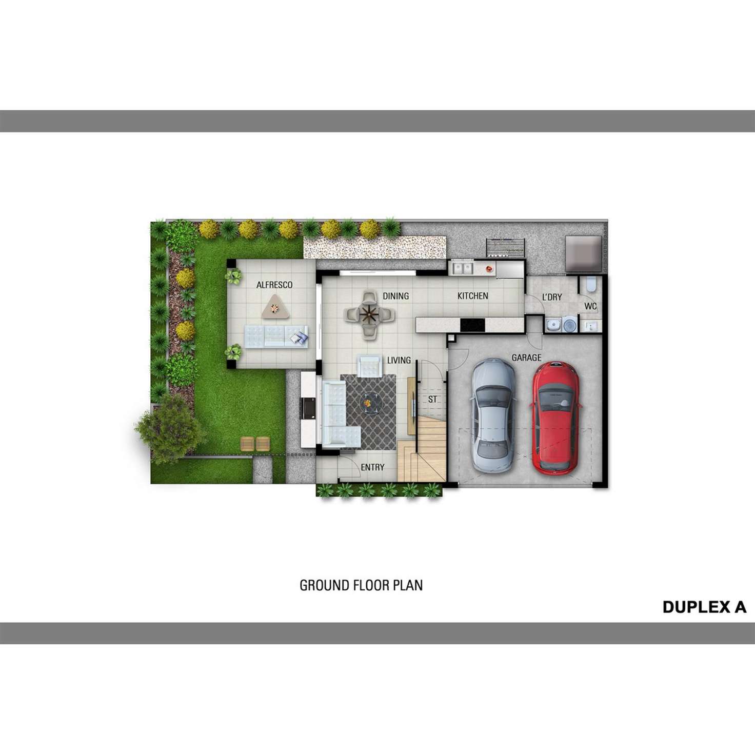 Floorplan of Homely townhouse listing, 1/104 Pohlman Street, Southport QLD 4215