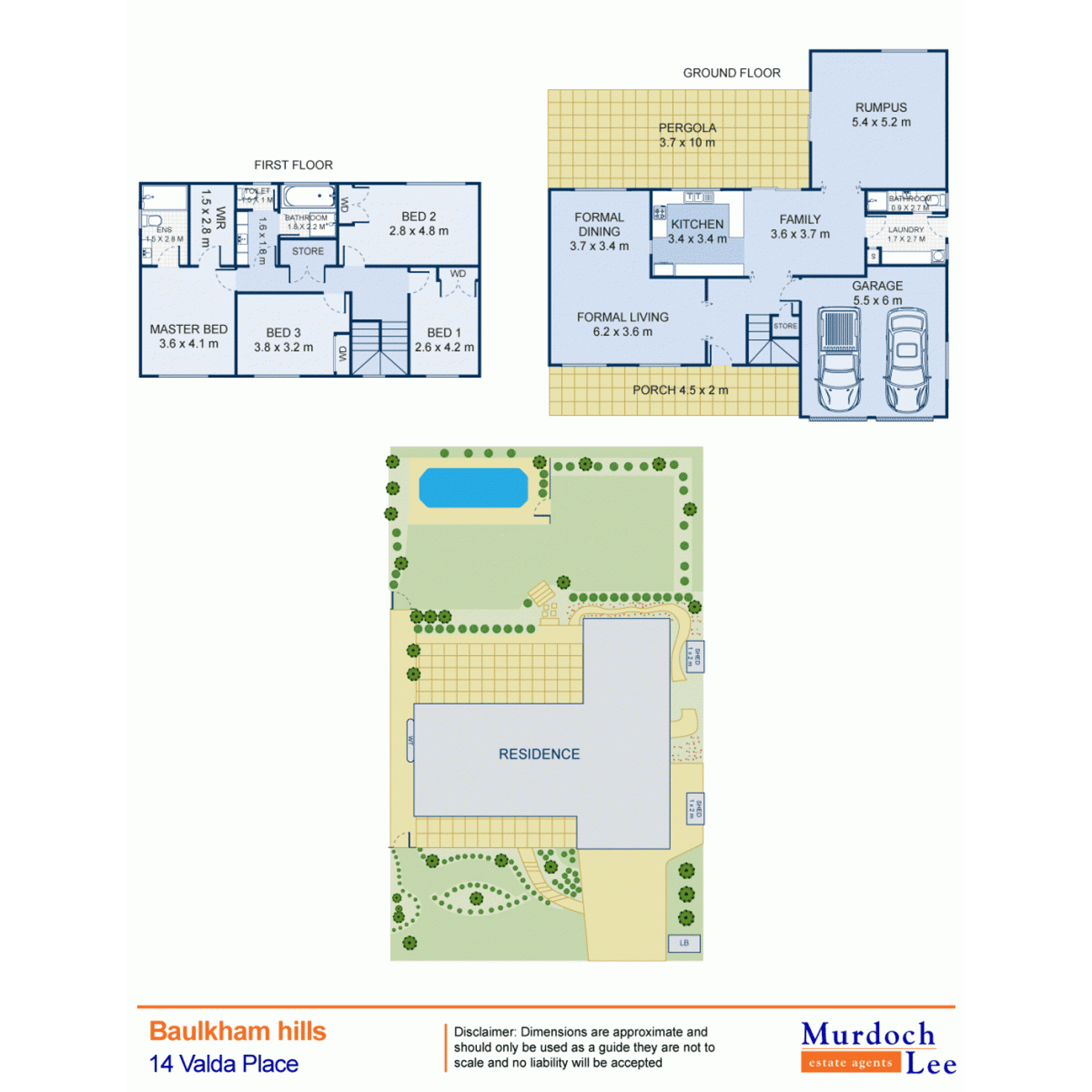 Floorplan of Homely house listing, 14 Valda Place, Baulkham Hills NSW 2153