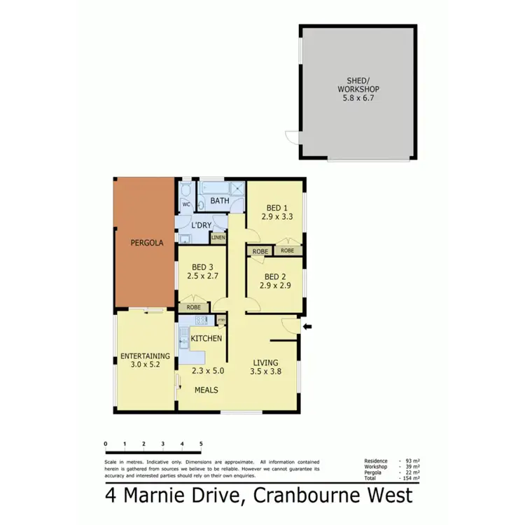Floorplan of Homely house listing, 4 Marnie Drive, Cranbourne West VIC 3977