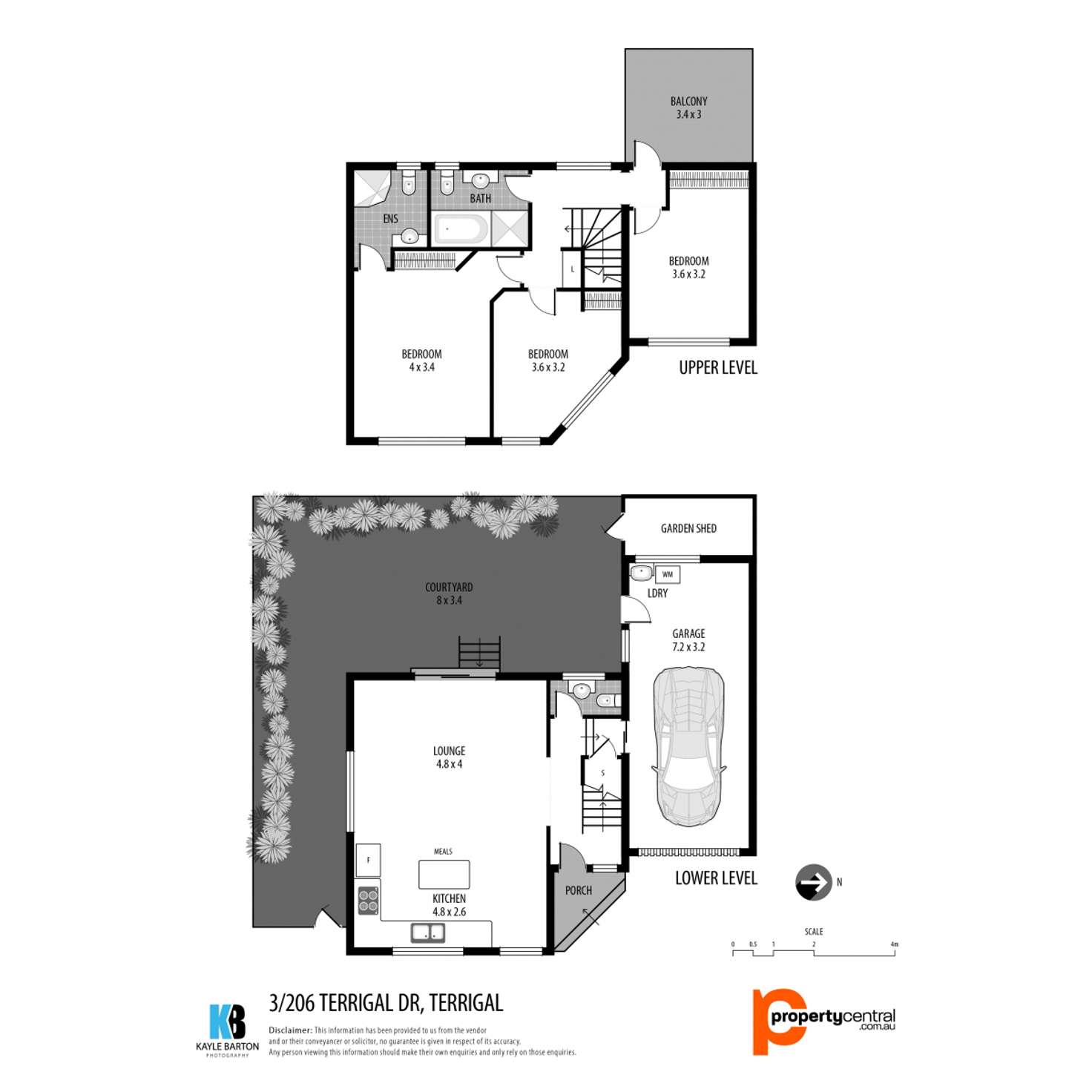 Floorplan of Homely townhouse listing, 3/206 Terrigal Drive, Terrigal NSW 2260