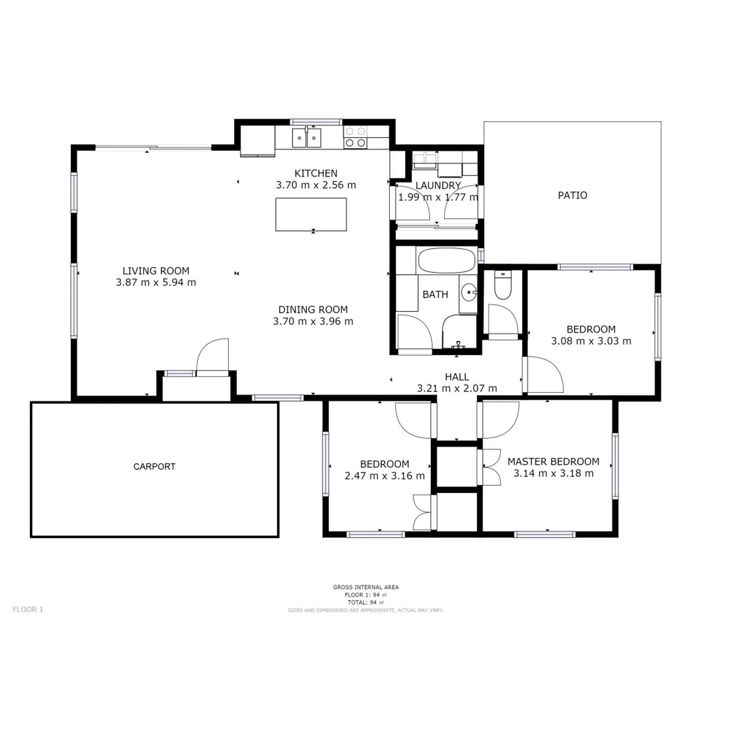 Floorplan of Homely house listing, 2/146 Rockingham Drive, Clarendon Vale TAS 7019