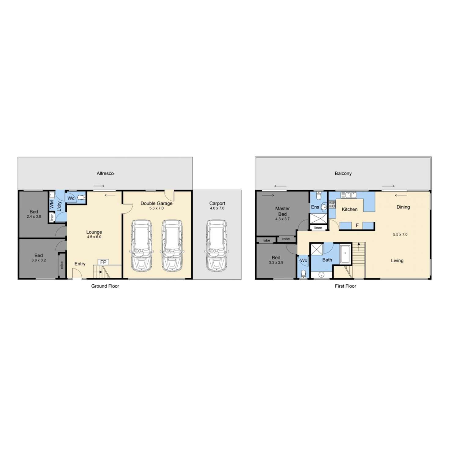 Floorplan of Homely house listing, 20 Burns Close, Dromana VIC 3936