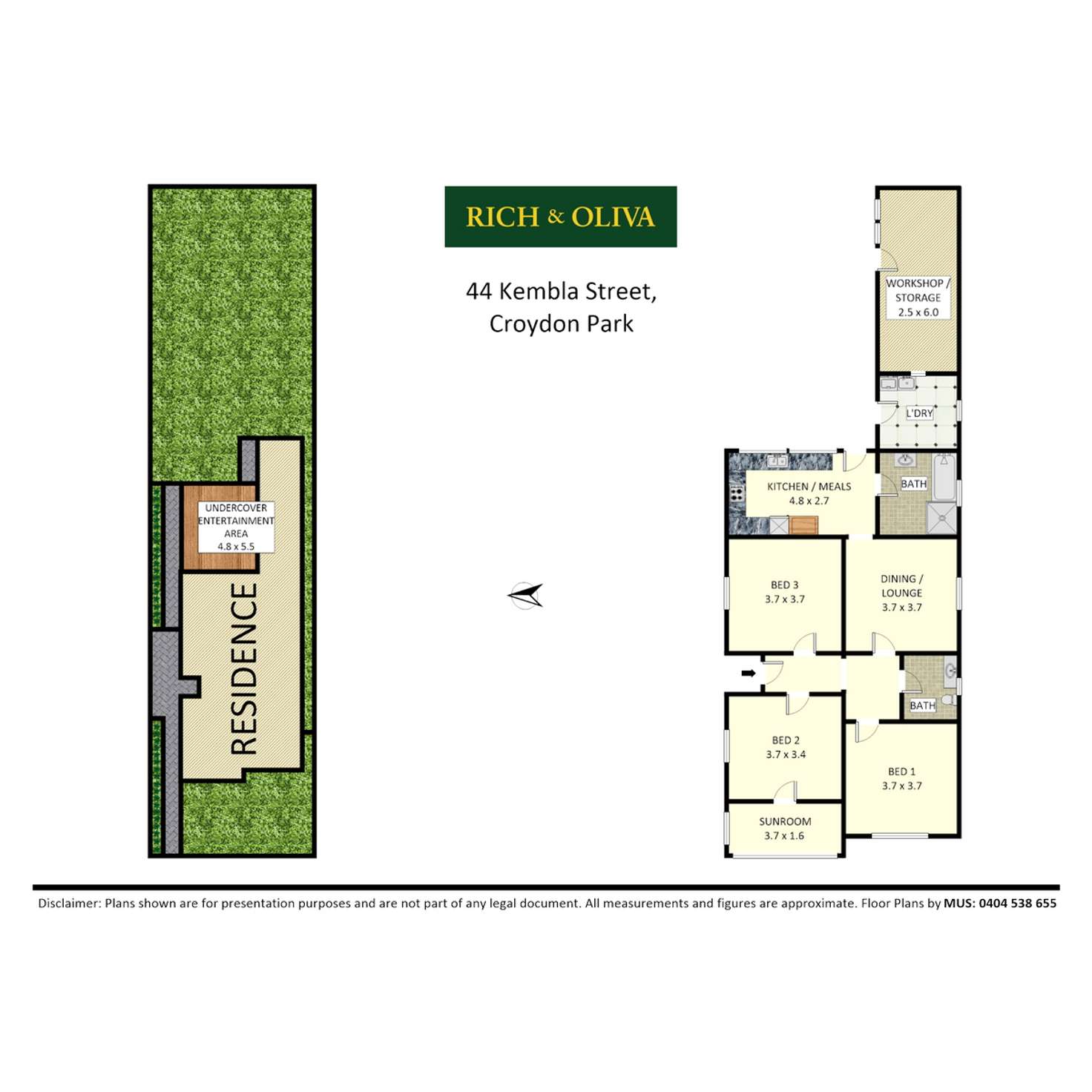 Floorplan of Homely house listing, 44 Kembla Street, Croydon Park NSW 2133