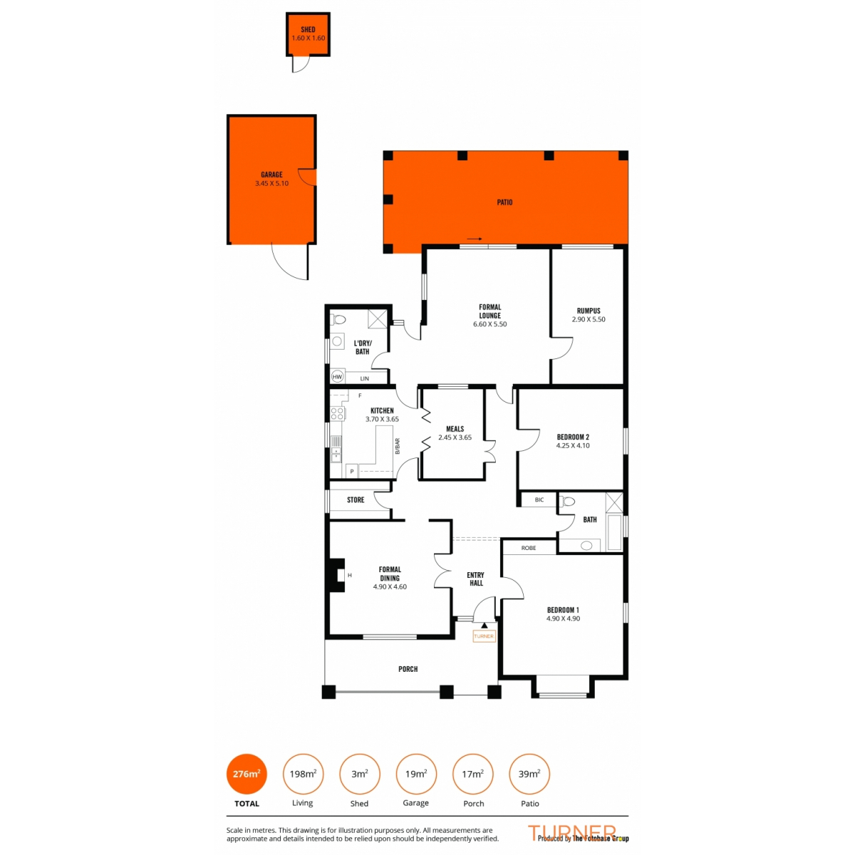 Floorplan of Homely house listing, 4 Clinton Avenue, Myrtle Bank SA 5064
