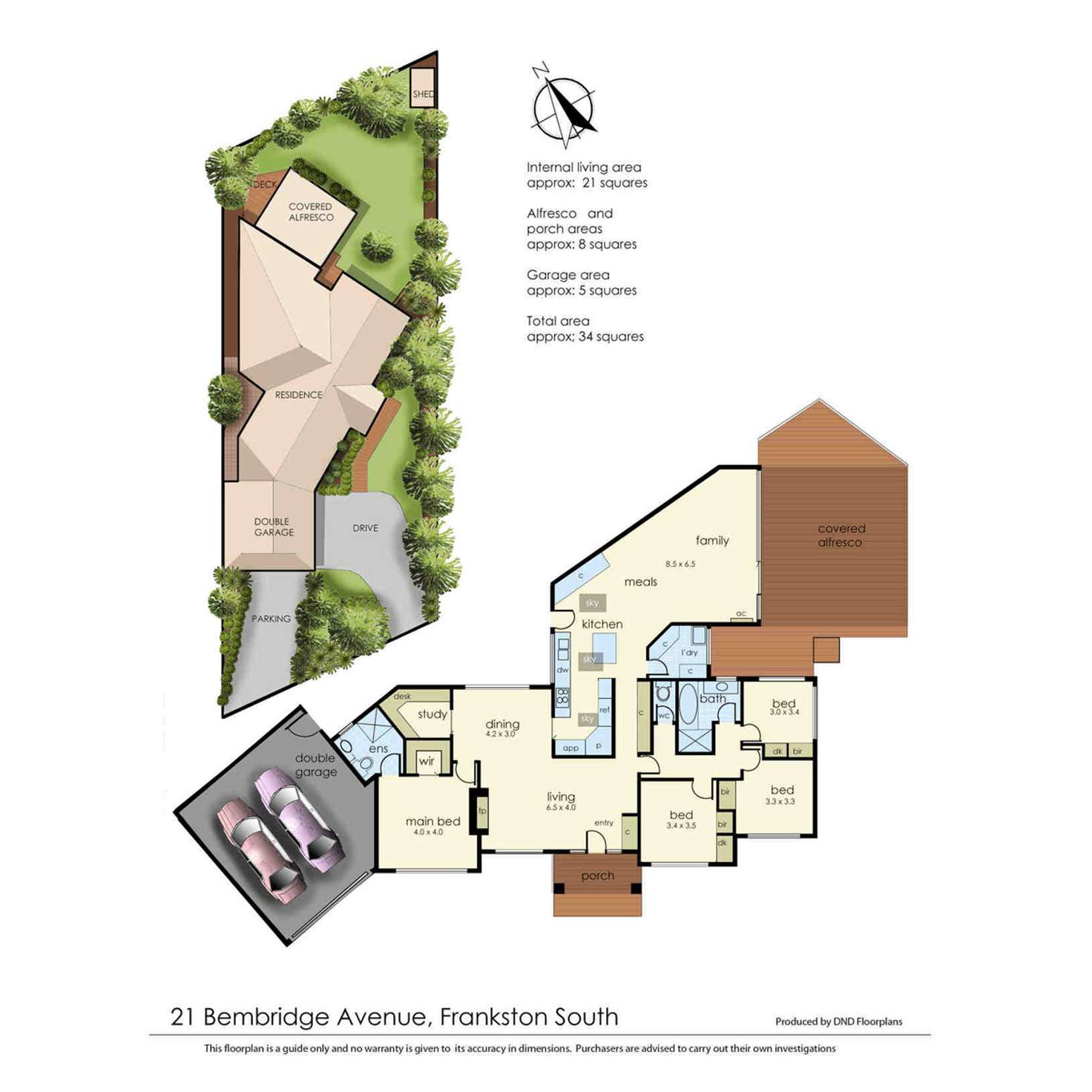 Floorplan of Homely house listing, 21 Bembridge Avenue, Frankston South VIC 3199