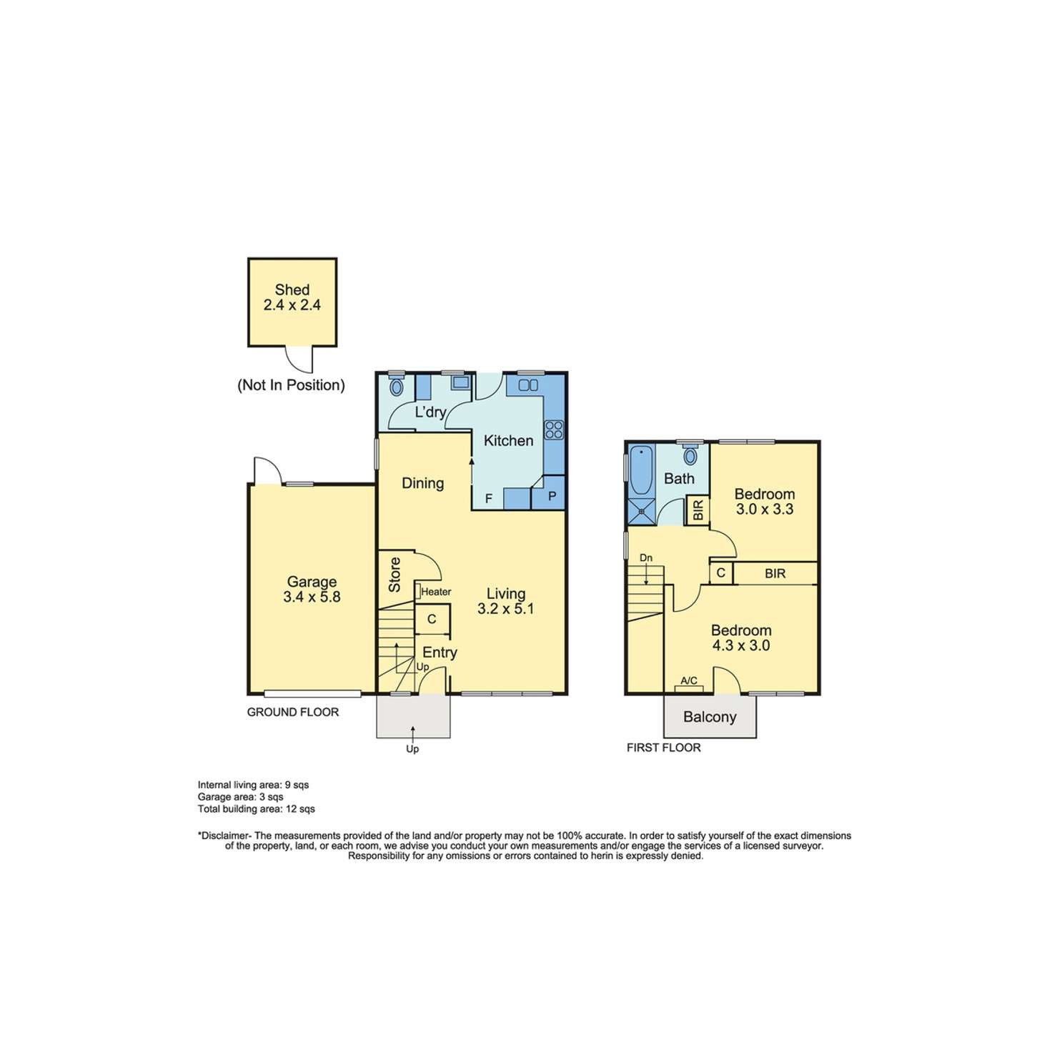 Floorplan of Homely unit listing, 2/2 Cecil Street, Frankston VIC 3199