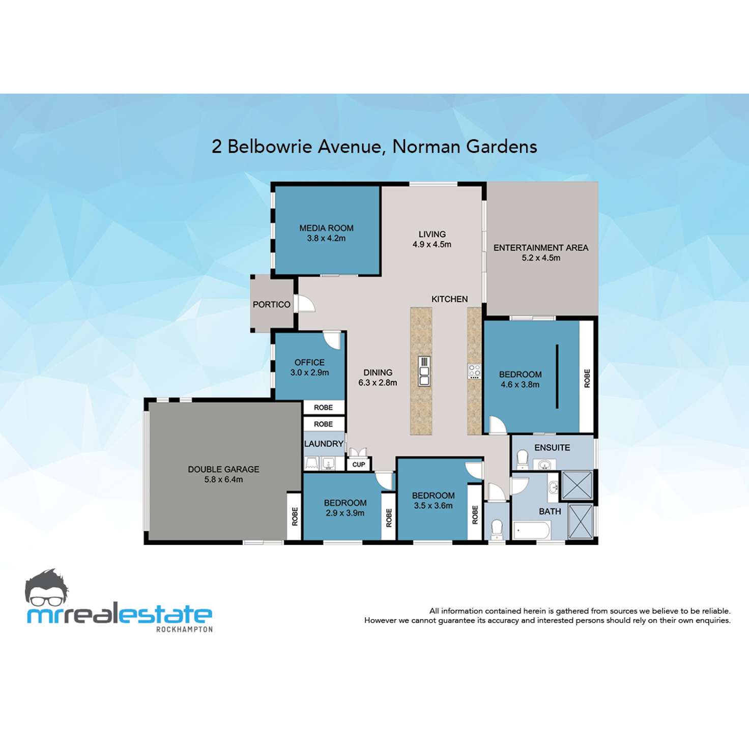 Floorplan of Homely house listing, 2 Belbowrie Avenue, Norman Gardens QLD 4701