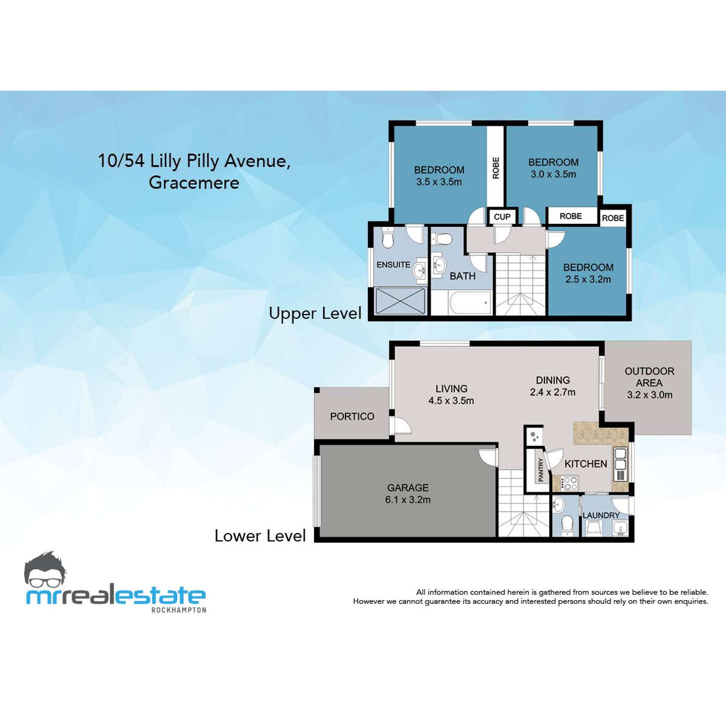 Floorplan of Homely unit listing, 10/54 Lillypilly Avenue, Gracemere QLD 4702