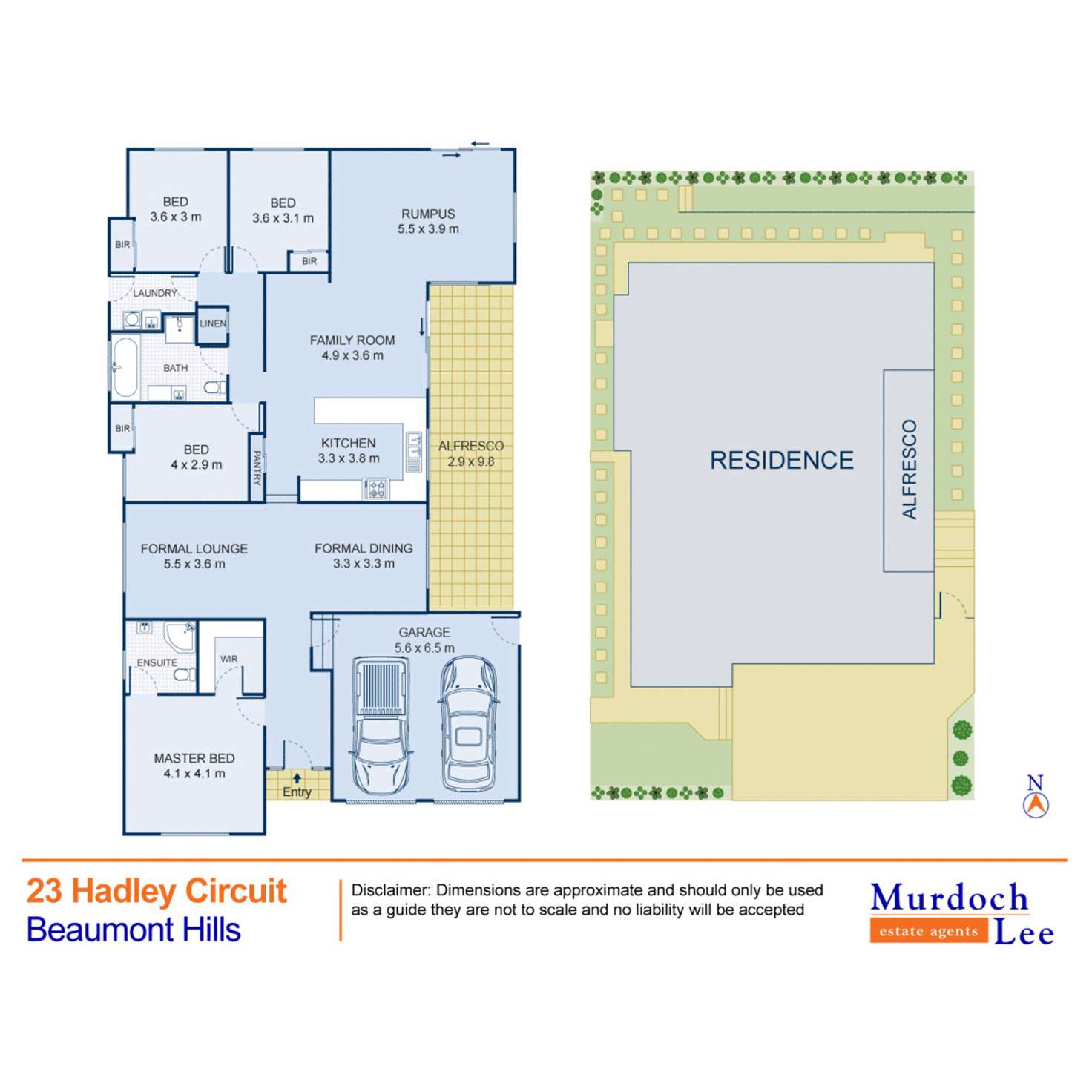 Floorplan of Homely house listing, 23 Hadley Circuit, Beaumont Hills NSW 2155