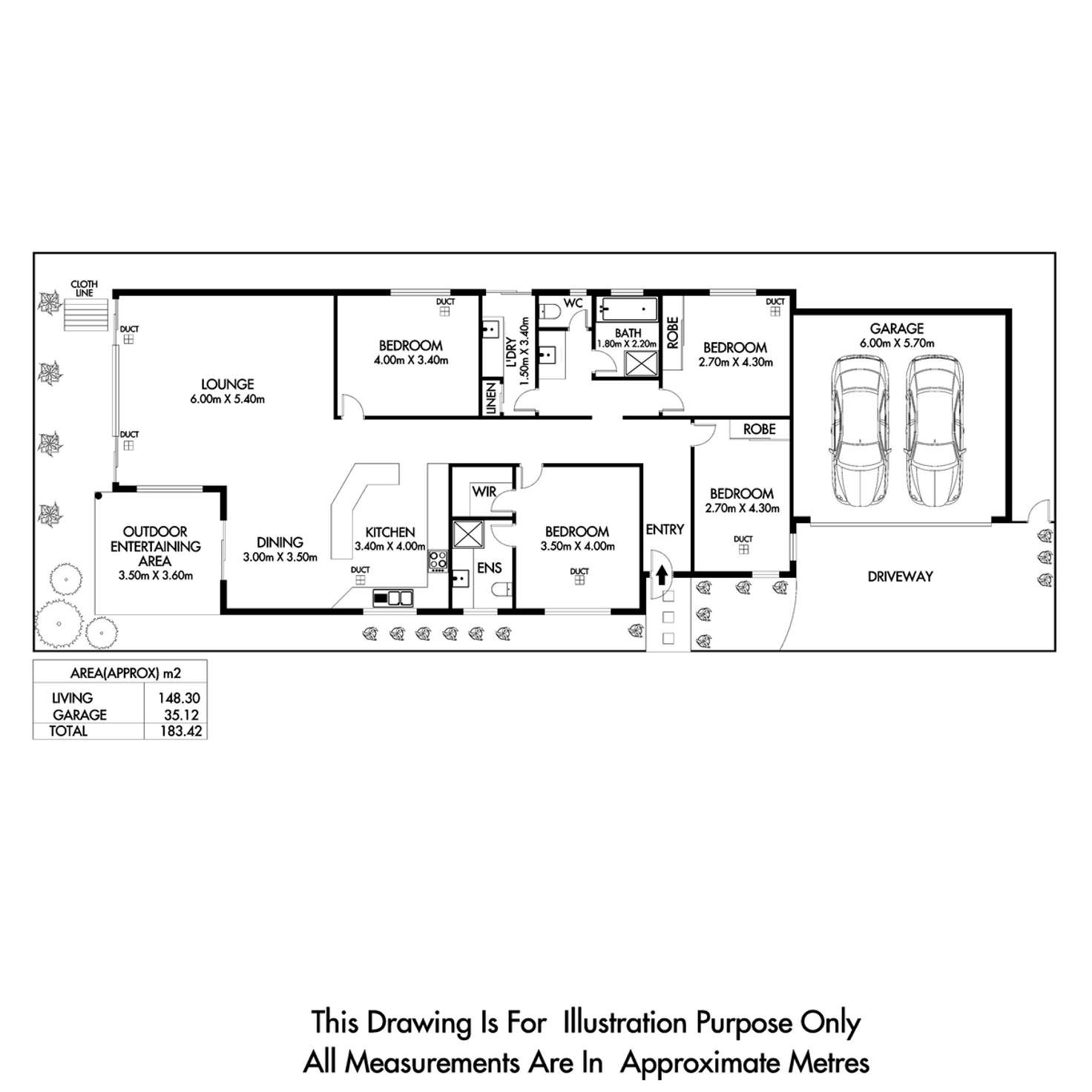 Floorplan of Homely house listing, 6 Eyre Court, Mawson Lakes SA 5095