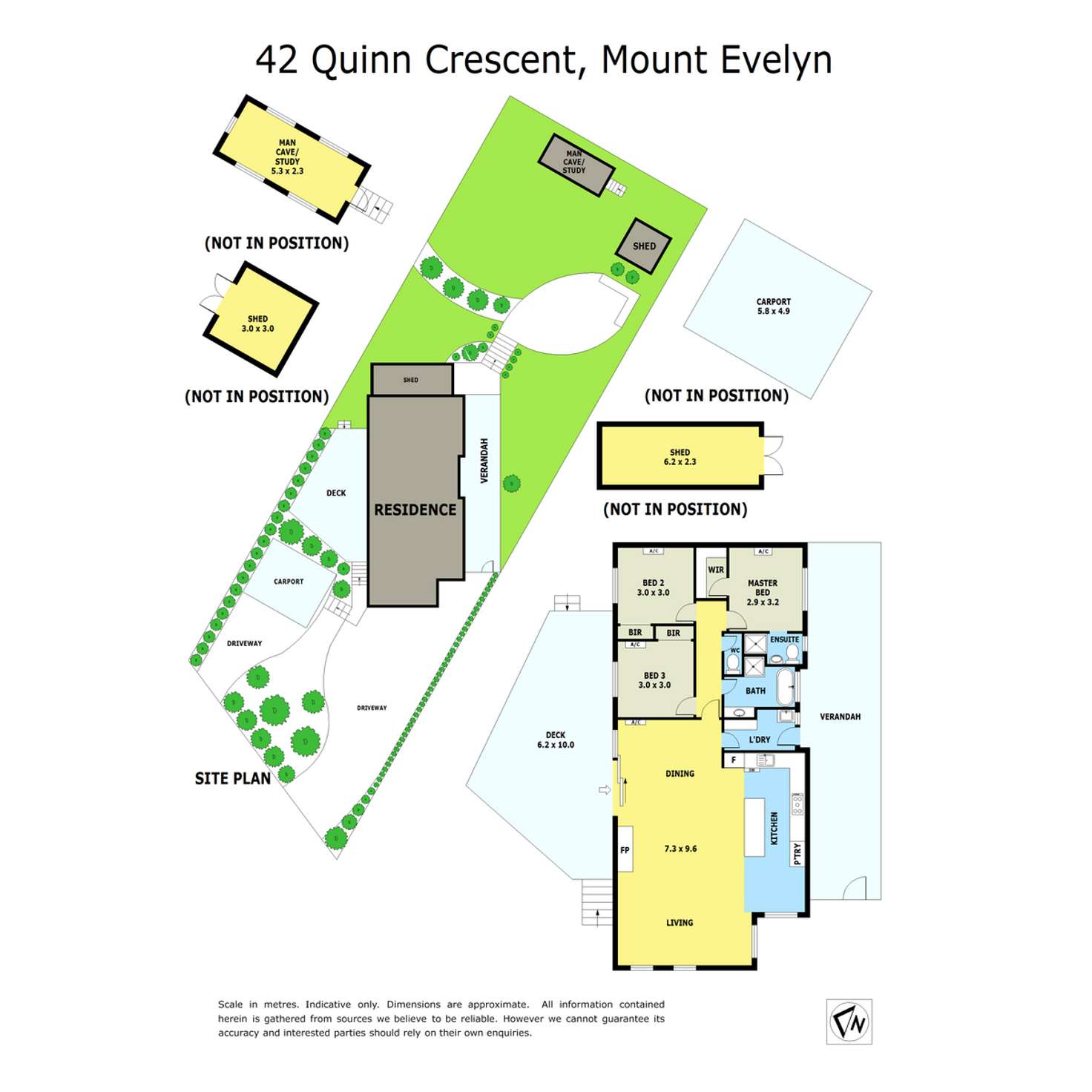 Floorplan of Homely house listing, 42 Quinn Crescent, Mount Evelyn VIC 3796