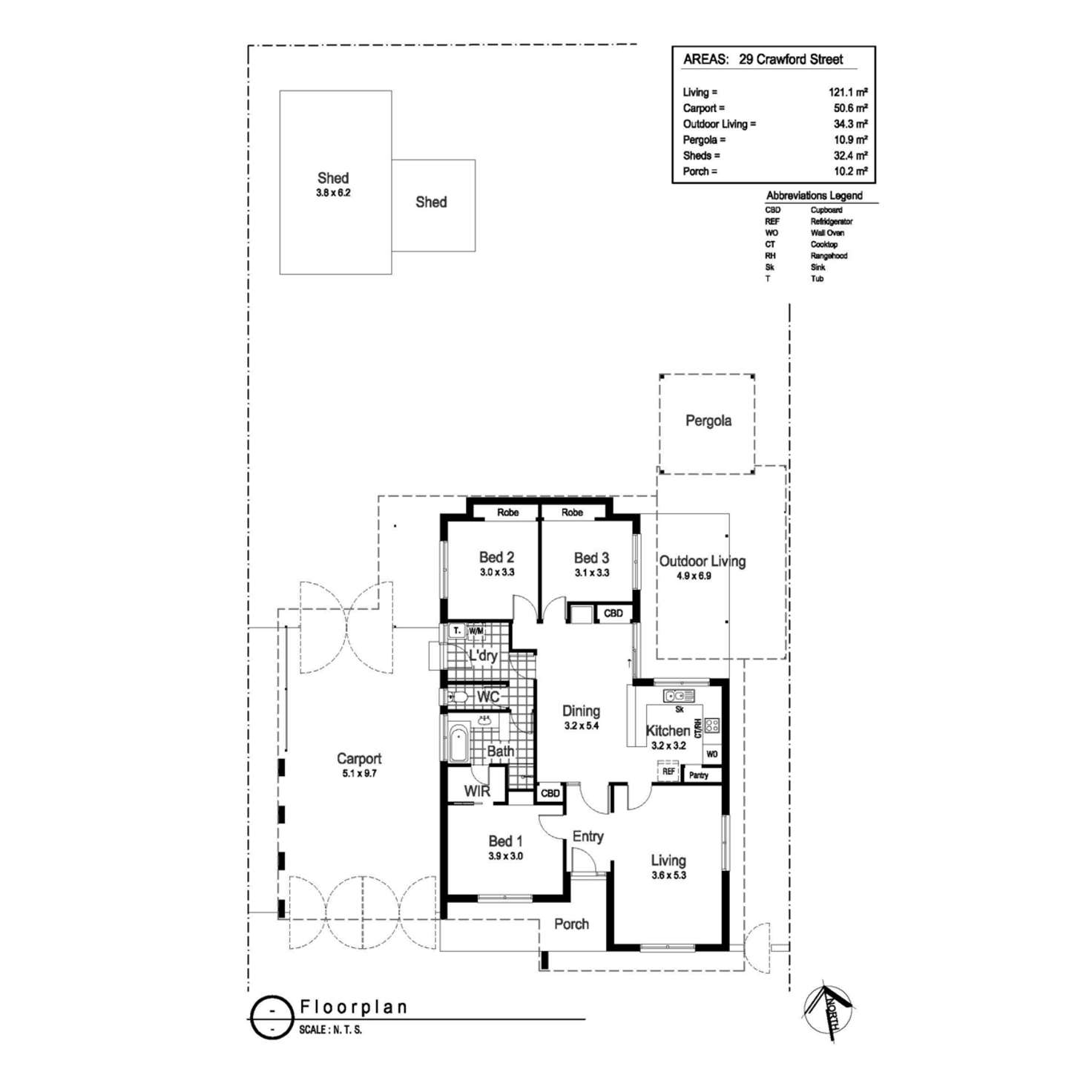 Floorplan of Homely house listing, 29 Crawford Street, Ashmont NSW 2650