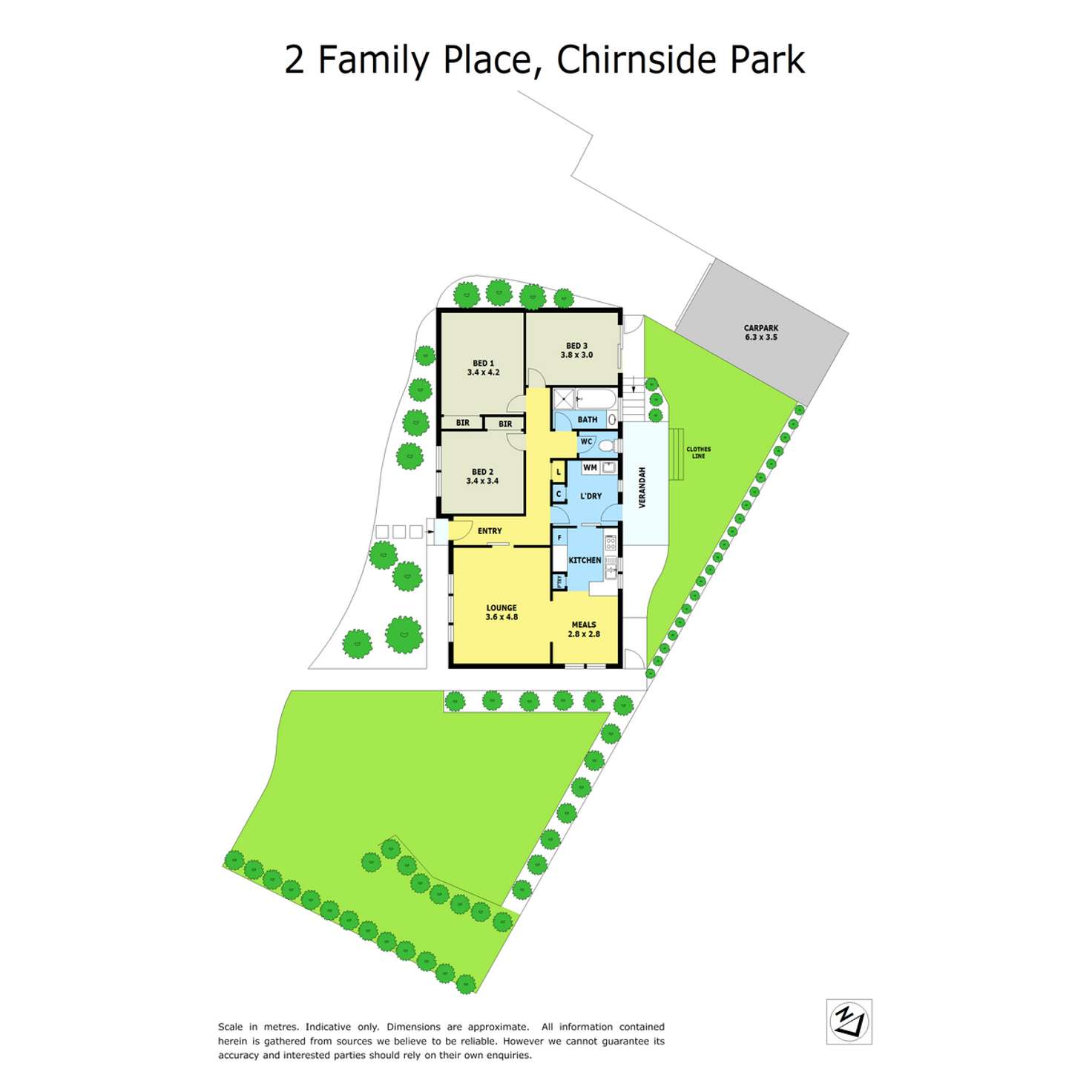 Floorplan of Homely house listing, 2 Family Place, Chirnside Park VIC 3116