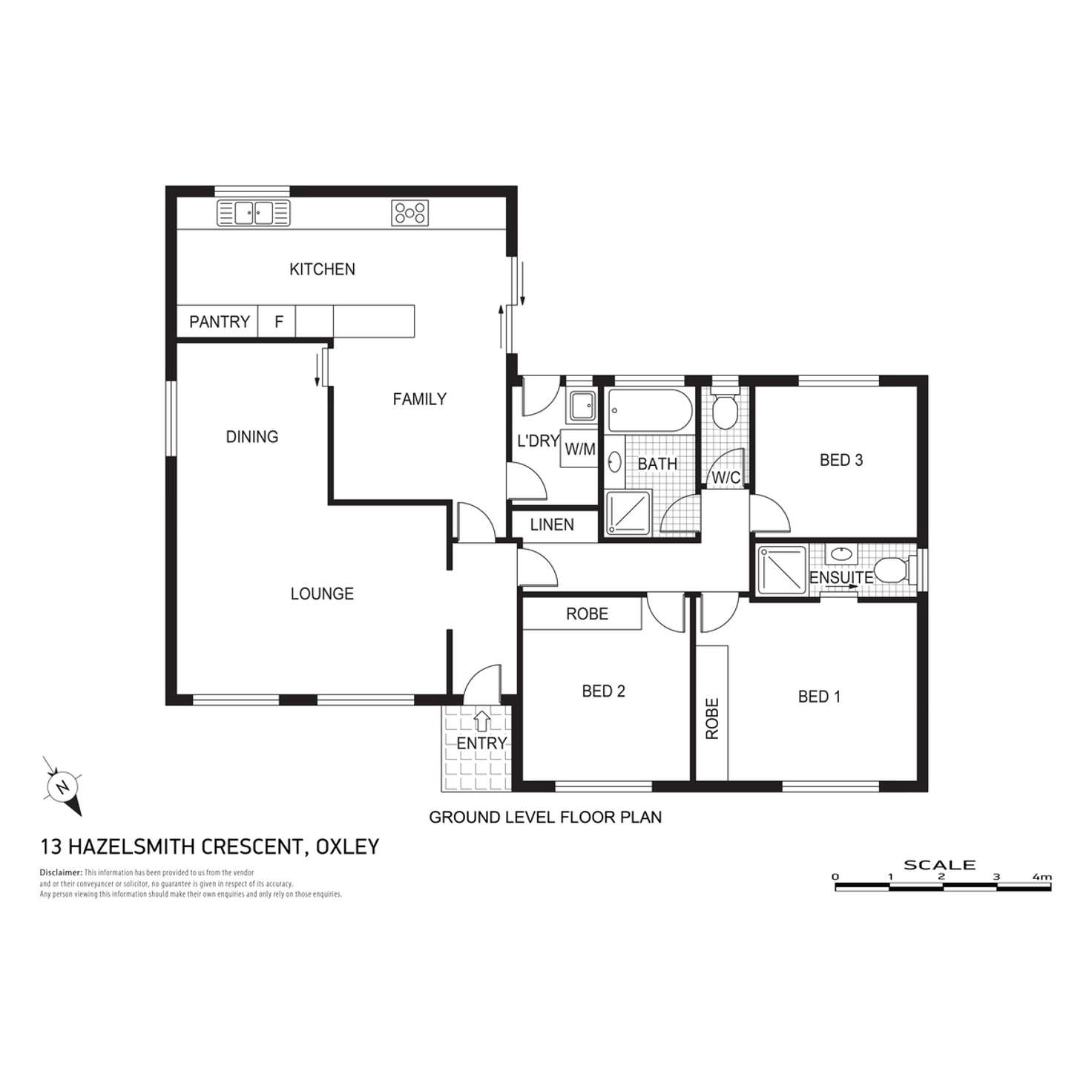 Floorplan of Homely house listing, 13 Hazel Smith Crescent, Oxley ACT 2903