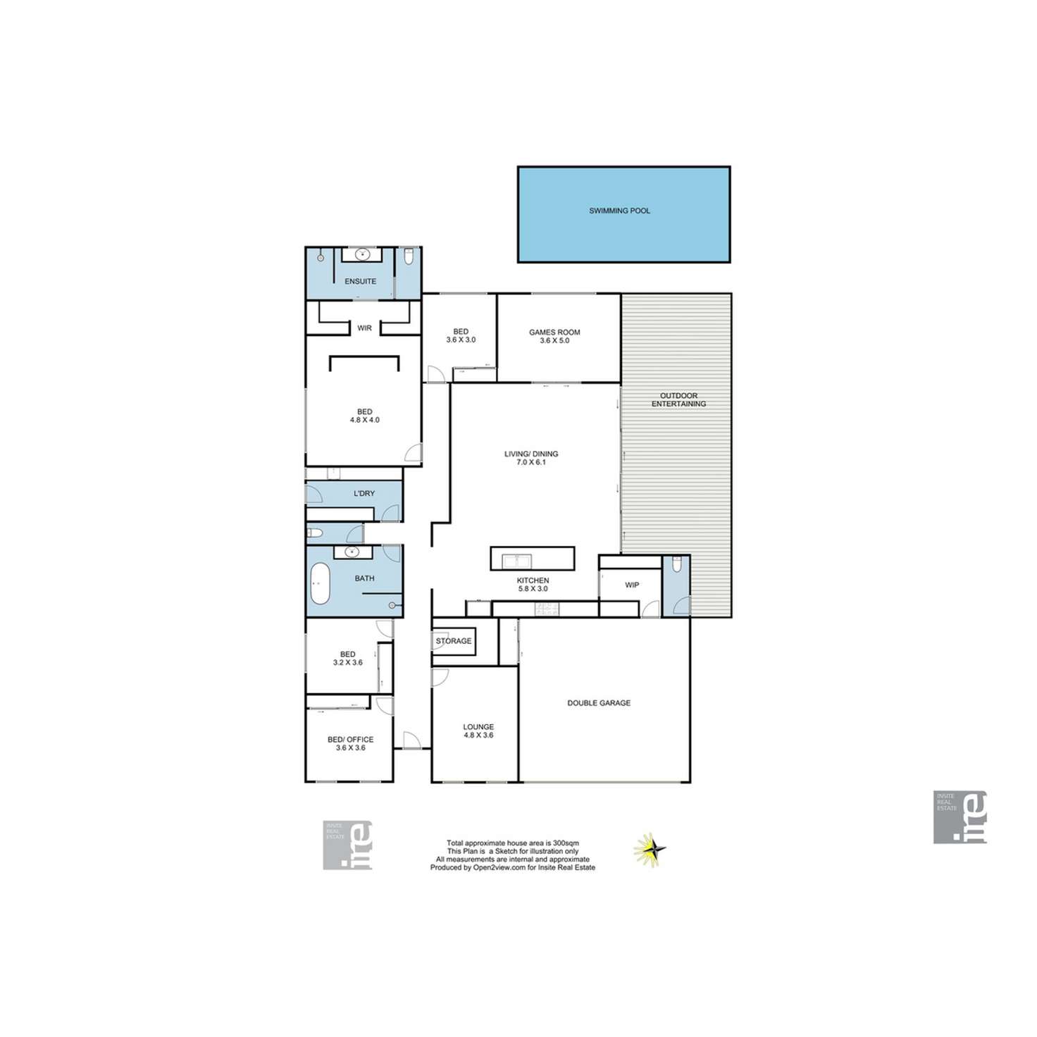 Floorplan of Homely house listing, 42 Corncob Boulevard, Wangaratta VIC 3677