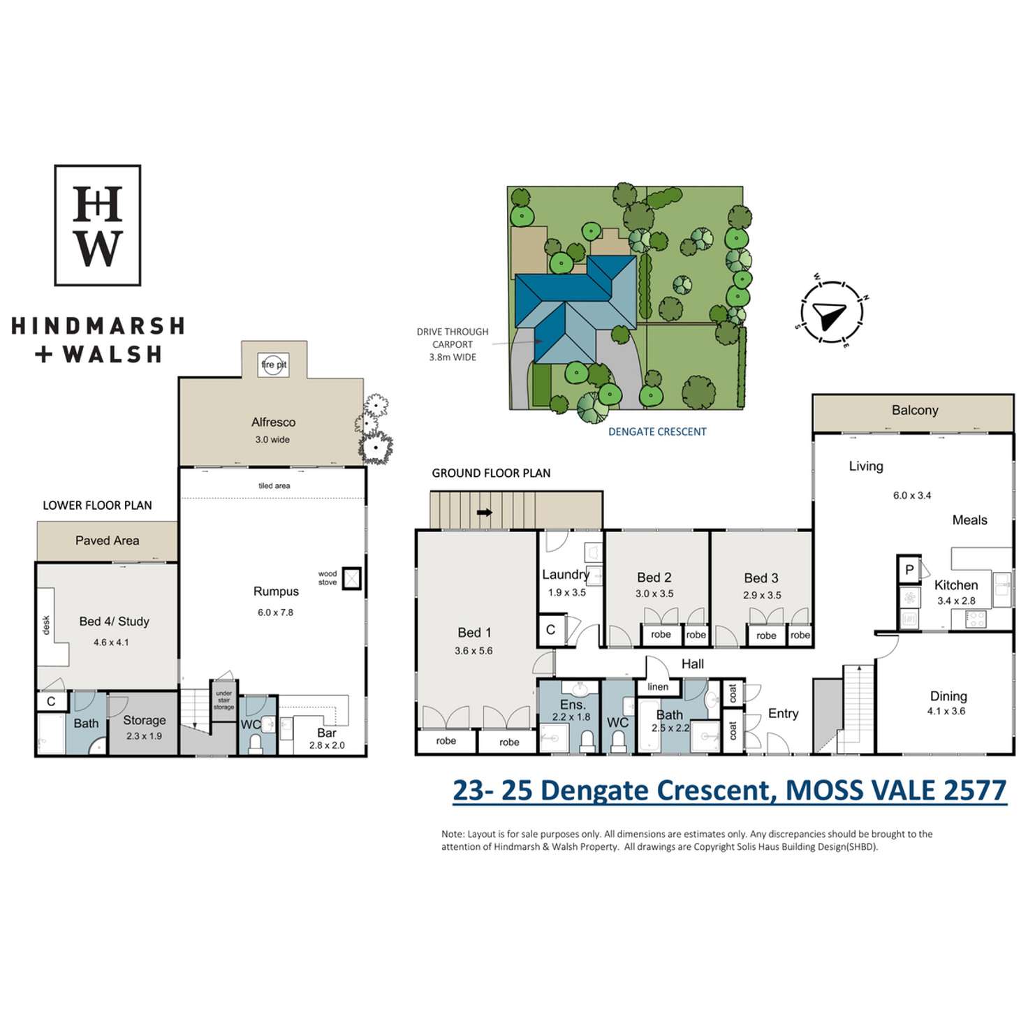 Floorplan of Homely house listing, 23 - 25 Dengate Crescent, Moss Vale NSW 2577