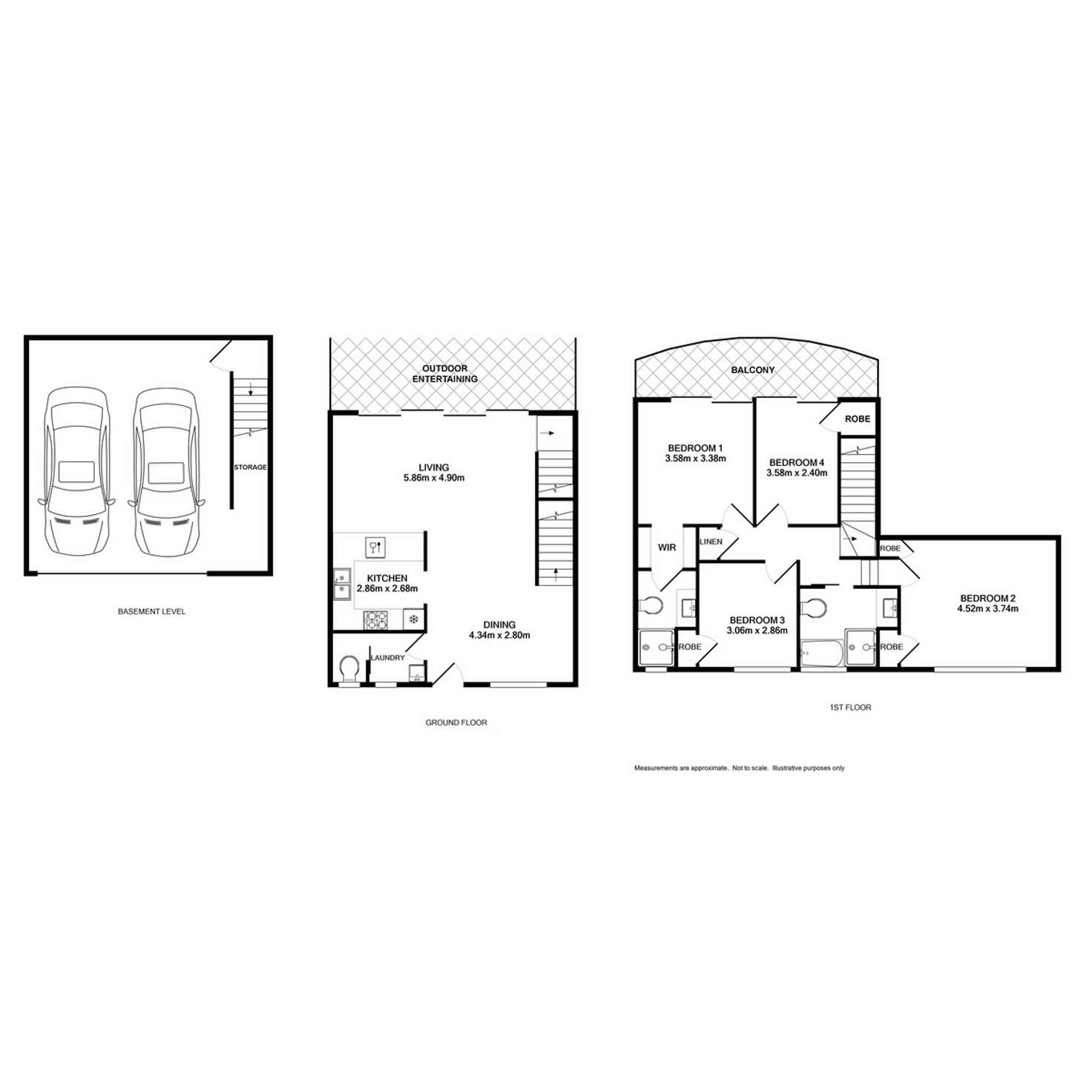 Floorplan of Homely townhouse listing, 6/400 Glenmore Parkway, Glenmore Park NSW 2745