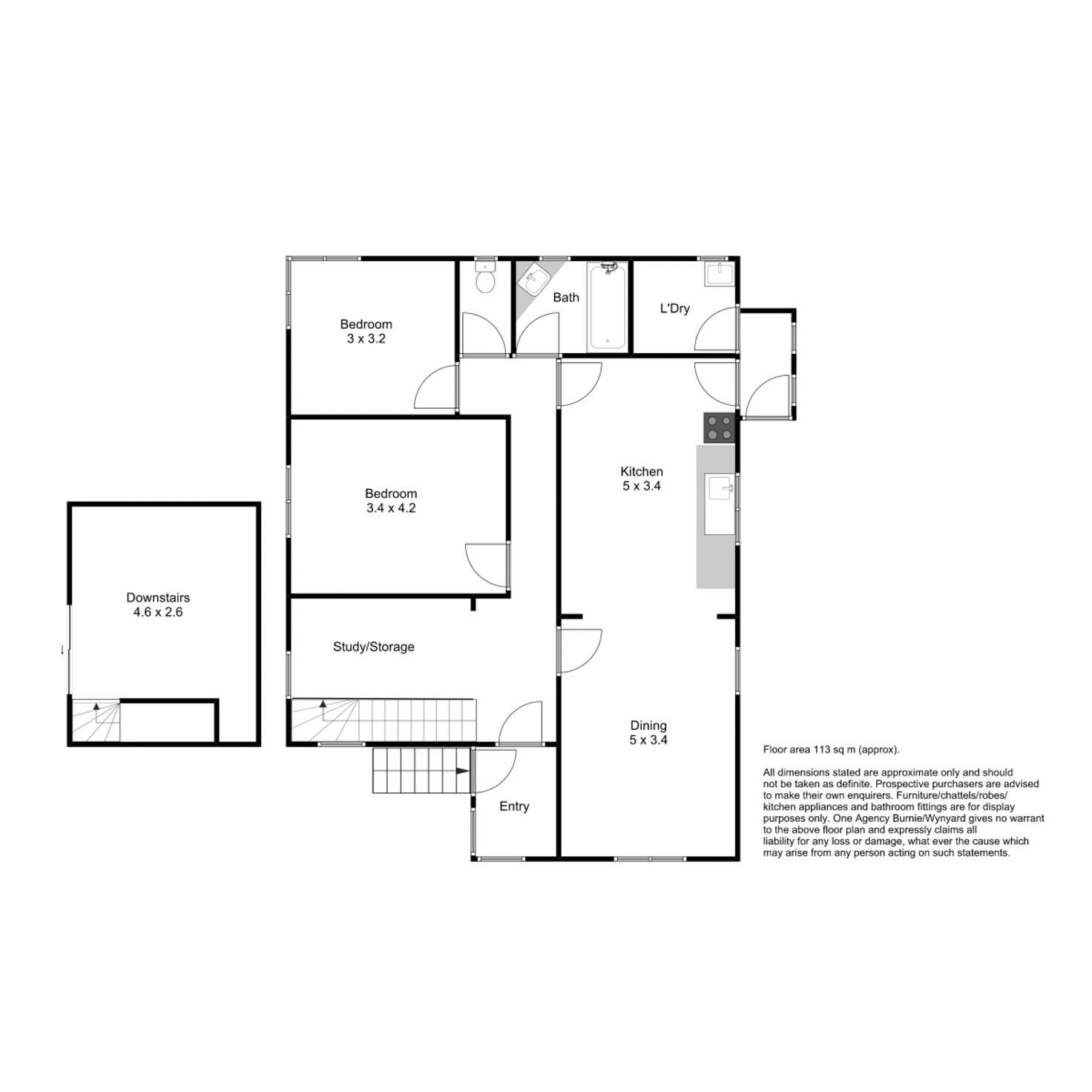 Floorplan of Homely house listing, 8 Cabot Street, Acton TAS 7320