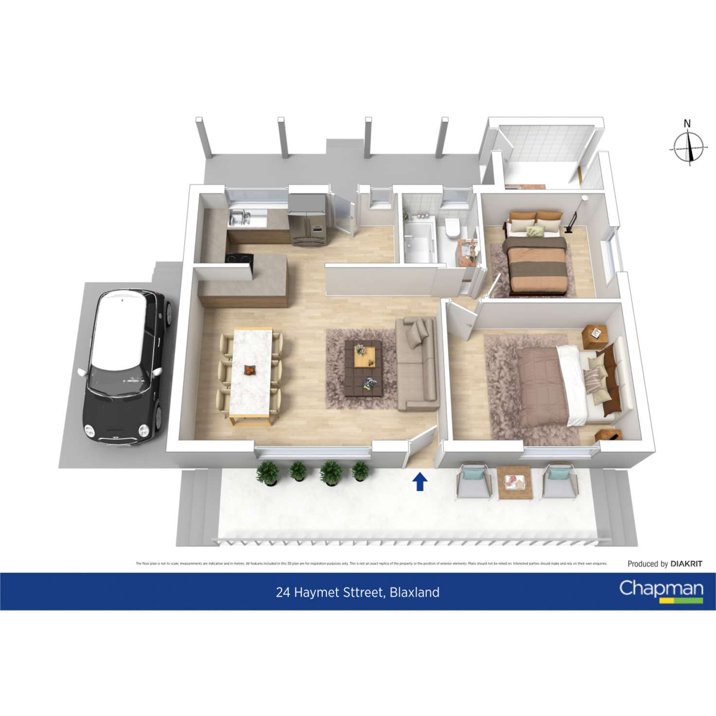Floorplan of Homely house listing, 24 Haymet Street, Blaxland NSW 2774