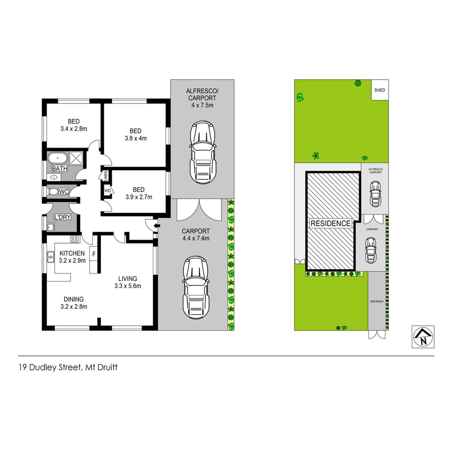 Floorplan of Homely house listing, 19 Dudley Street, Mount Druitt NSW 2770
