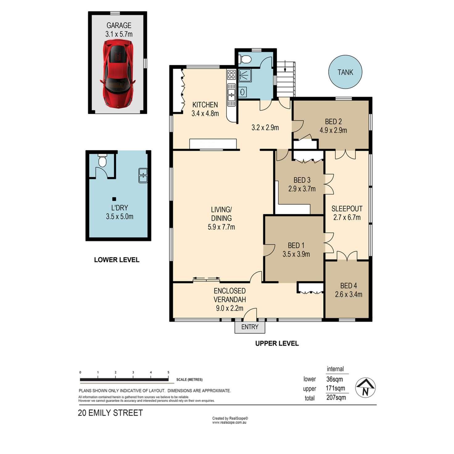 Floorplan of Homely house listing, 20 Emily Street, Highgate Hill QLD 4101
