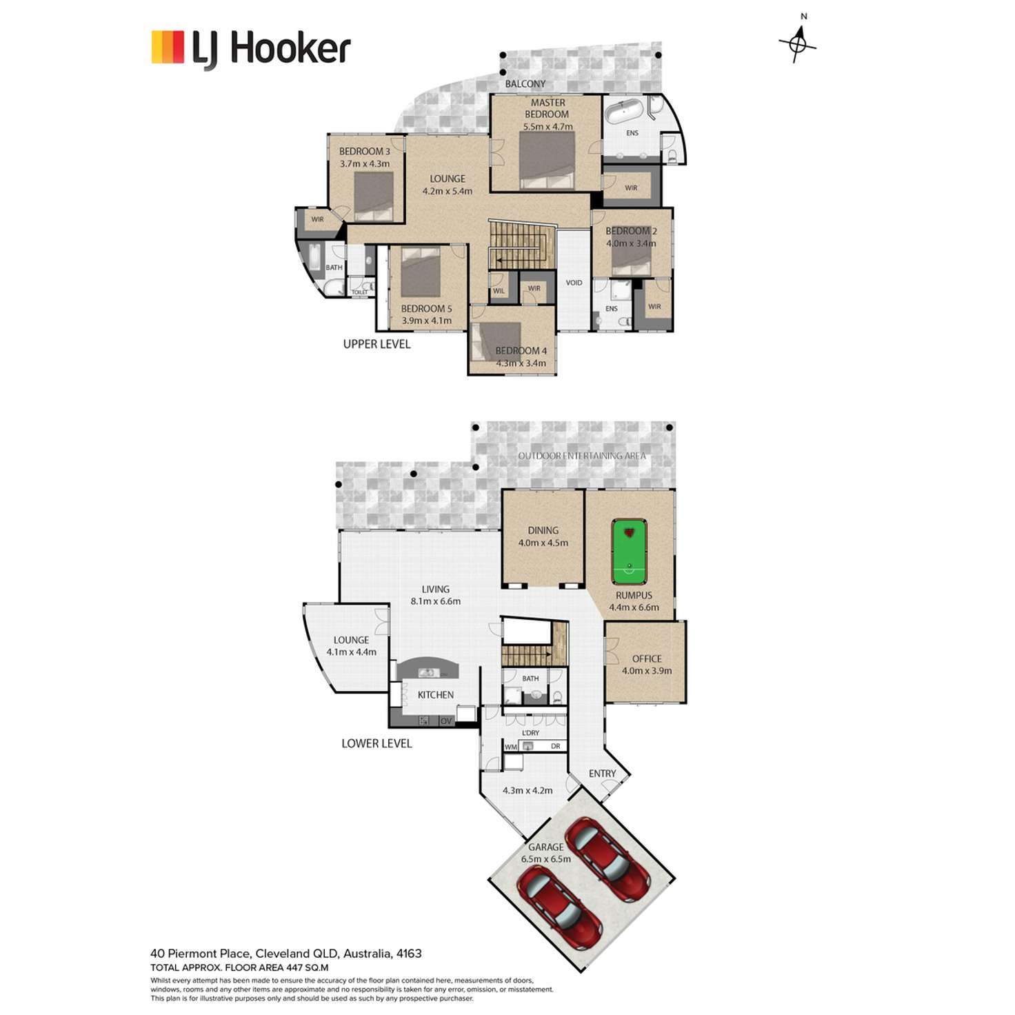 Floorplan of Homely house listing, 40 Piermont Place, Raby Bay QLD 4163