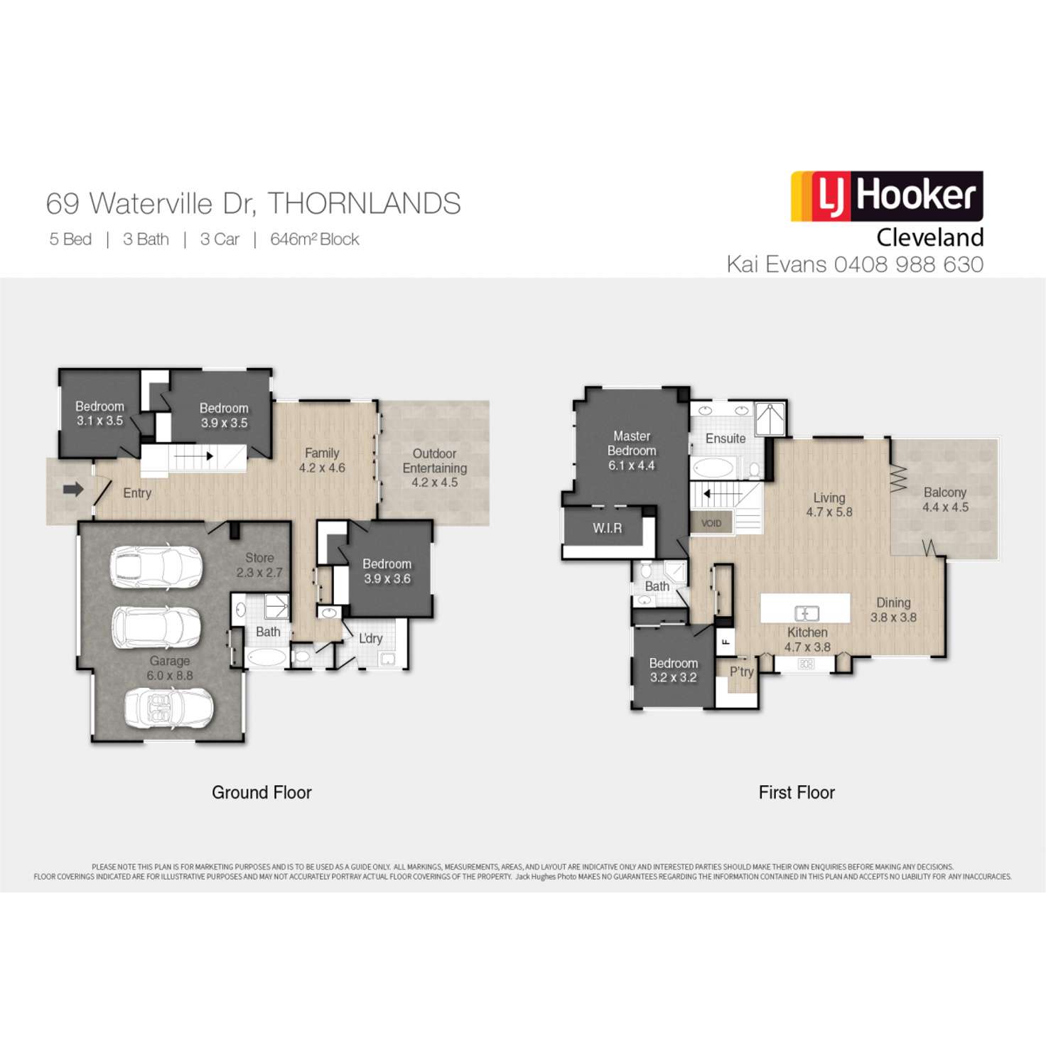 Floorplan of Homely house listing, 69 Waterville Drive, Thornlands QLD 4164