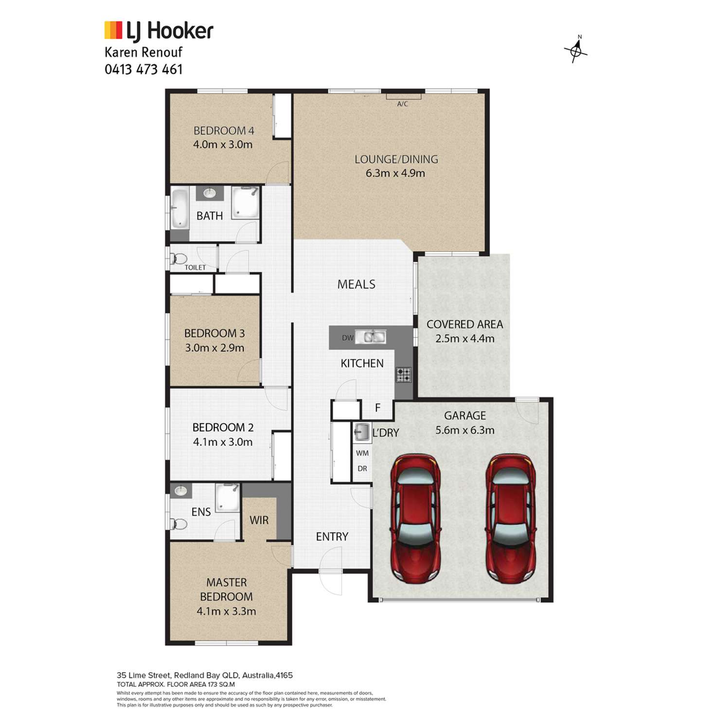 Floorplan of Homely house listing, 35 Lime Street, Redland Bay QLD 4165