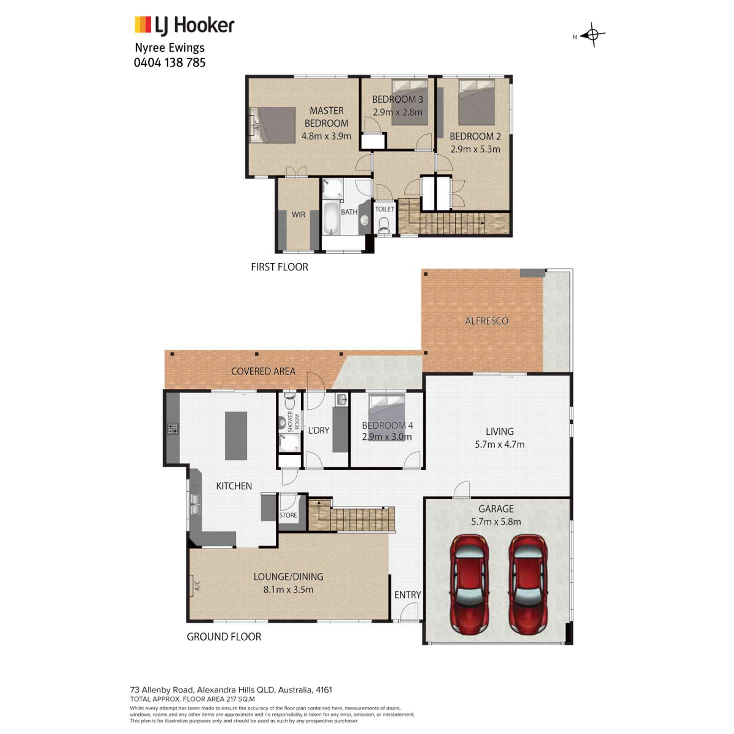 Floorplan of Homely house listing, 73 Allenby Road, Alexandra Hills QLD 4161