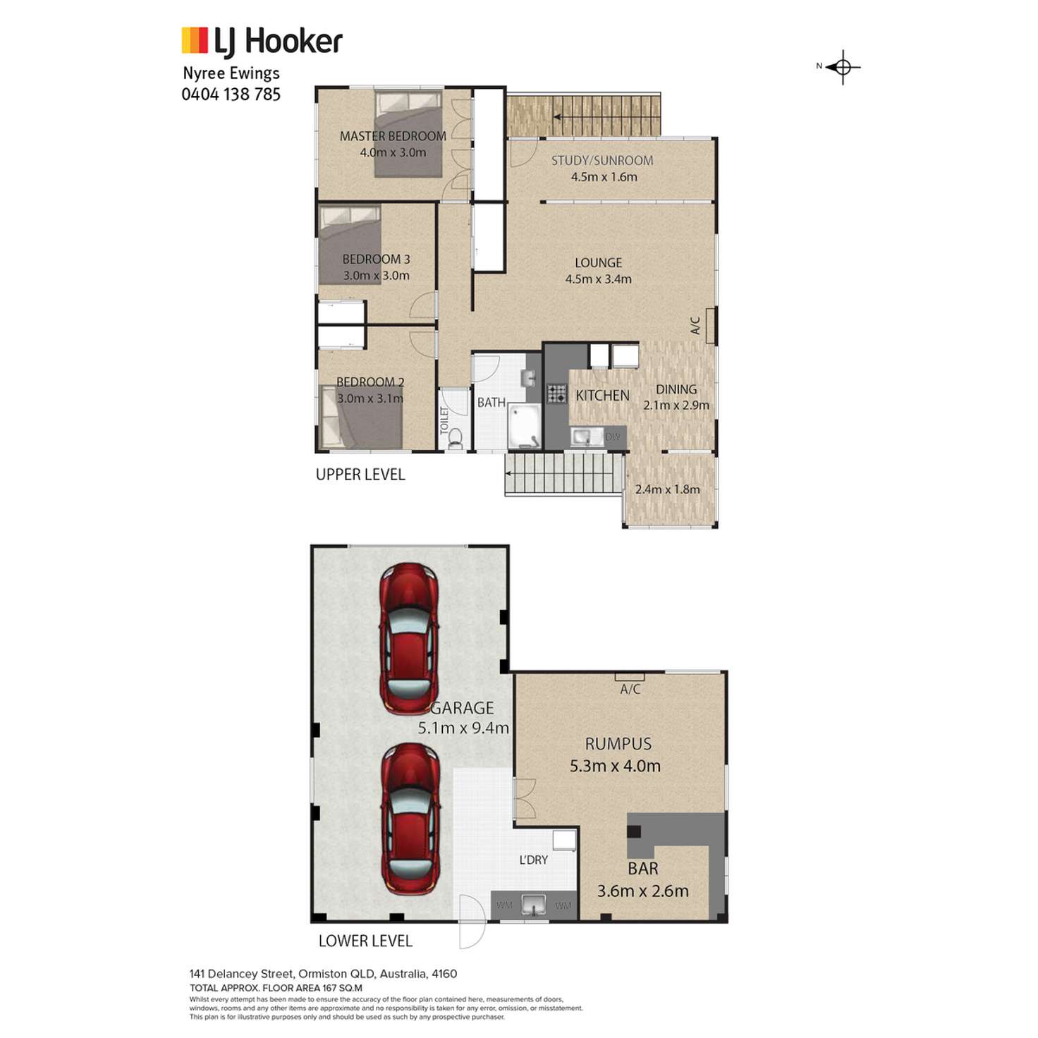 Floorplan of Homely house listing, 141 Delancey Street, Ormiston QLD 4160