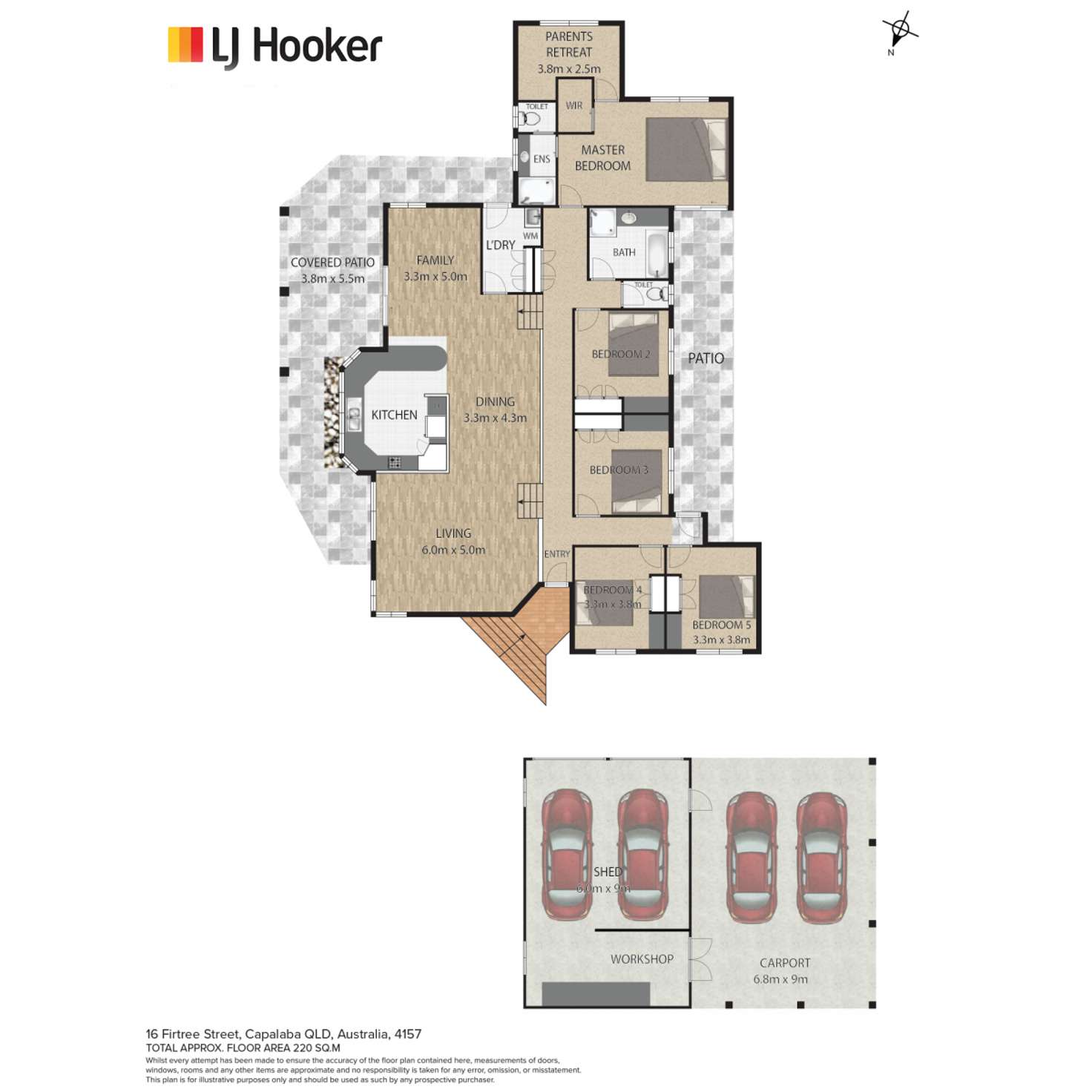 Floorplan of Homely house listing, 16 Firtree Street, Capalaba QLD 4157