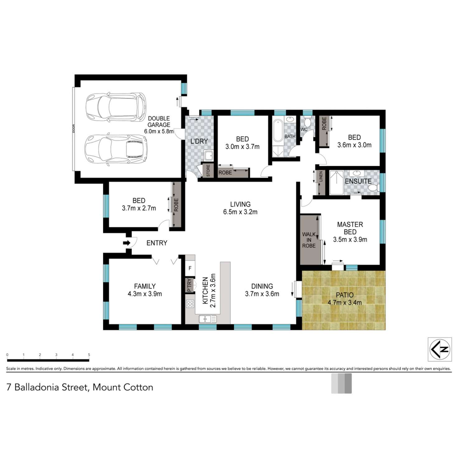 Floorplan of Homely house listing, 7 Balladonia Street, Mount Cotton QLD 4165