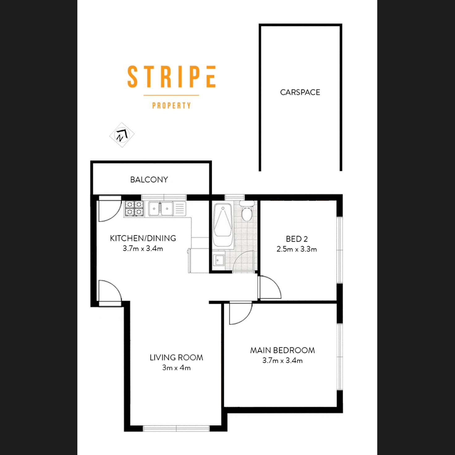 Floorplan of Homely apartment listing, Address available on request