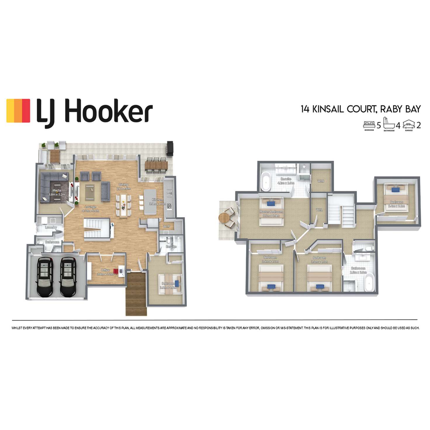 Floorplan of Homely house listing, 14 Kinsail Court, Raby Bay QLD 4163