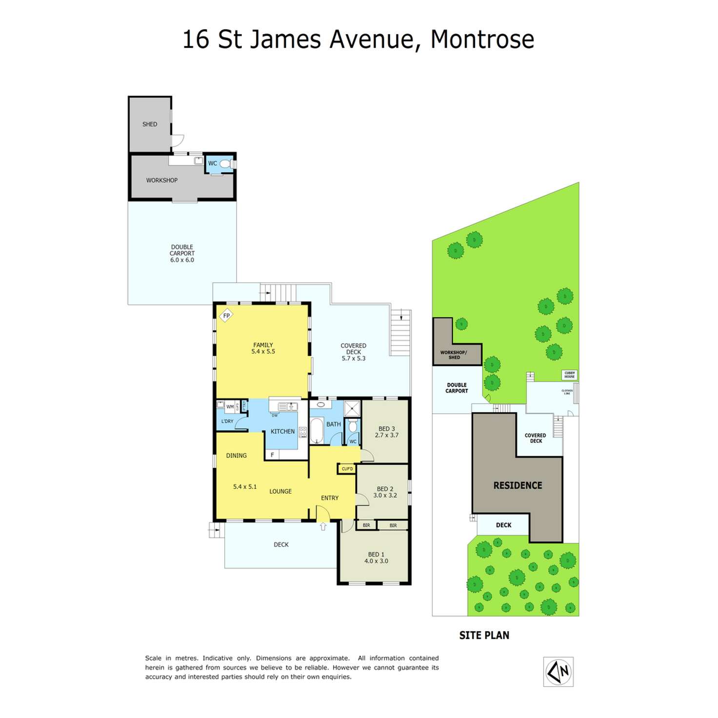 Floorplan of Homely house listing, 16 St James Avenue, Montrose VIC 3765
