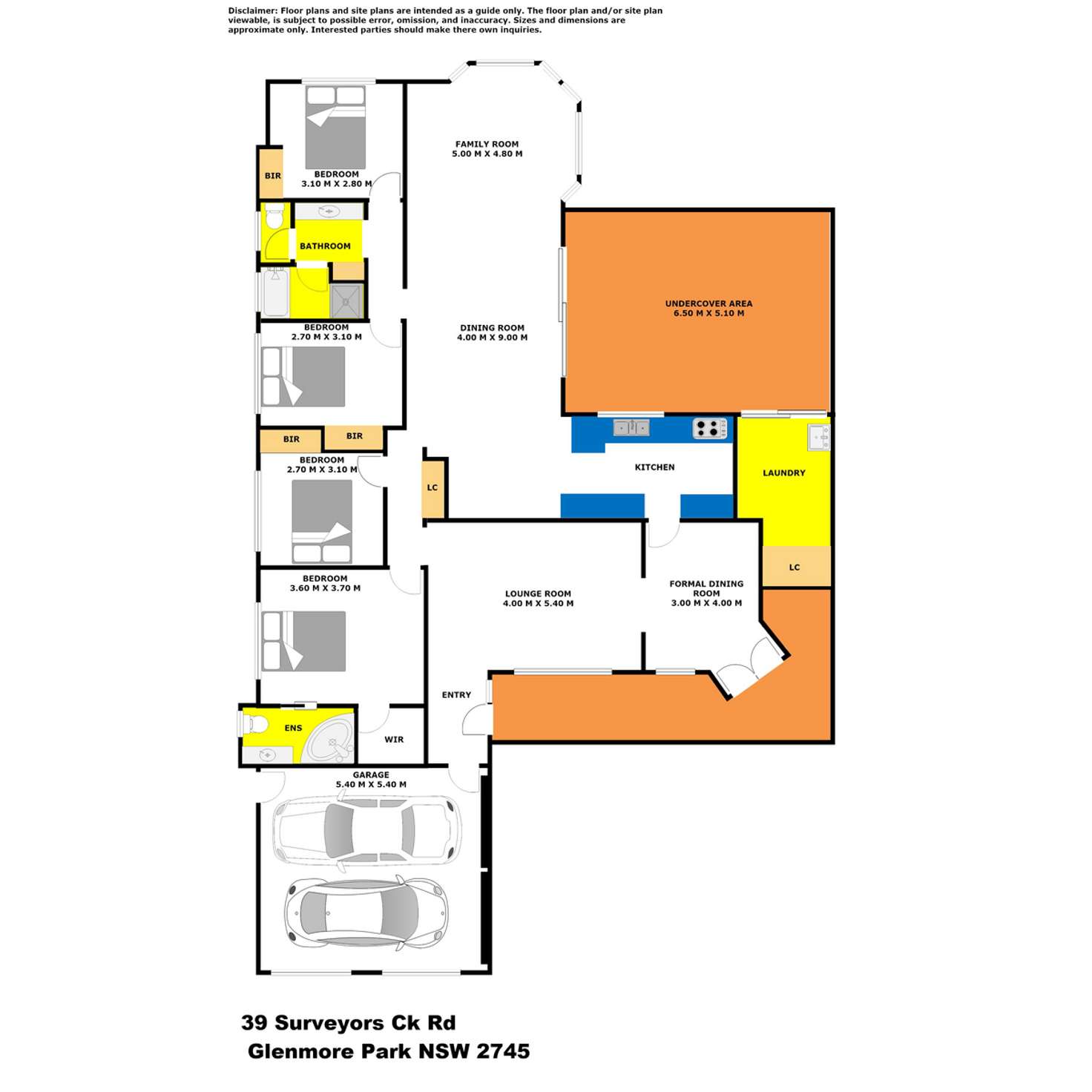 Floorplan of Homely house listing, 39 Surveyors Creek Road, Glenmore Park NSW 2745