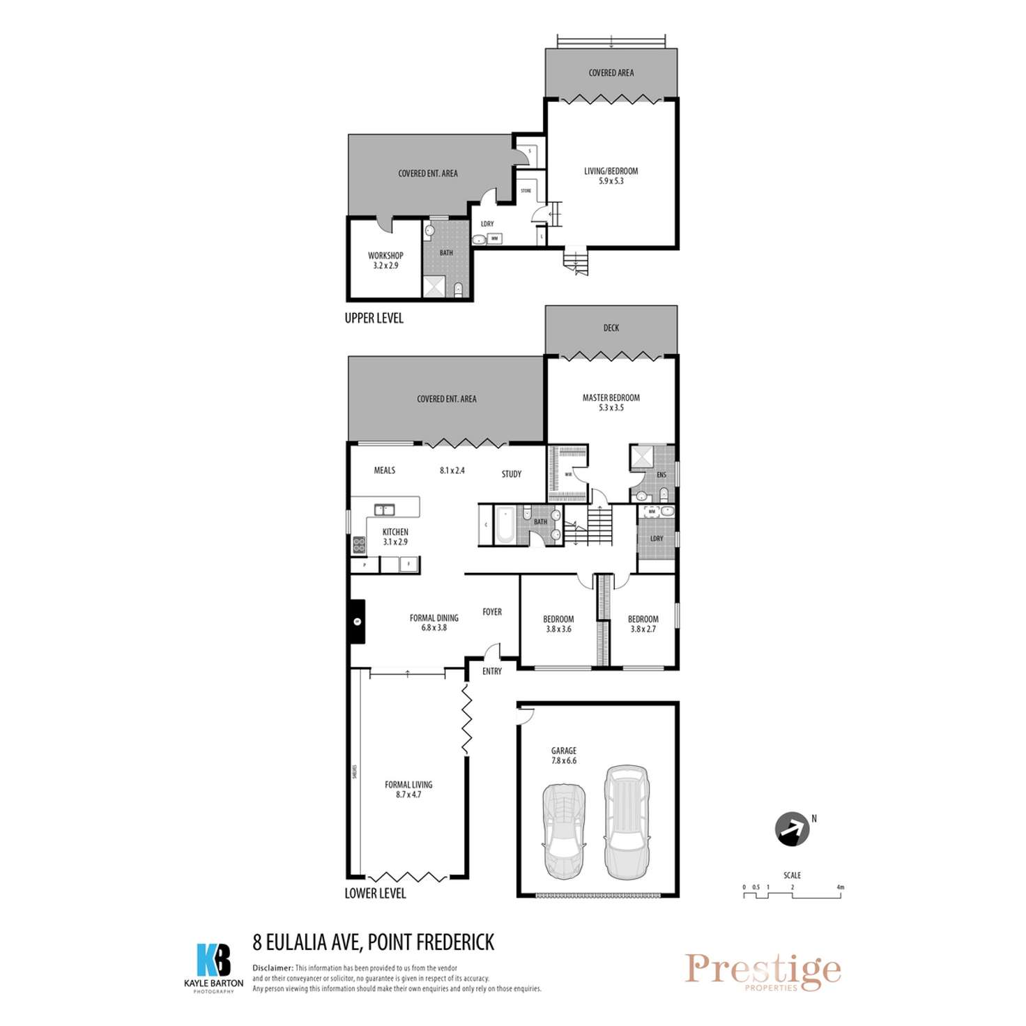 Floorplan of Homely house listing, 8 Eulalia Avenue, Point Frederick NSW 2250
