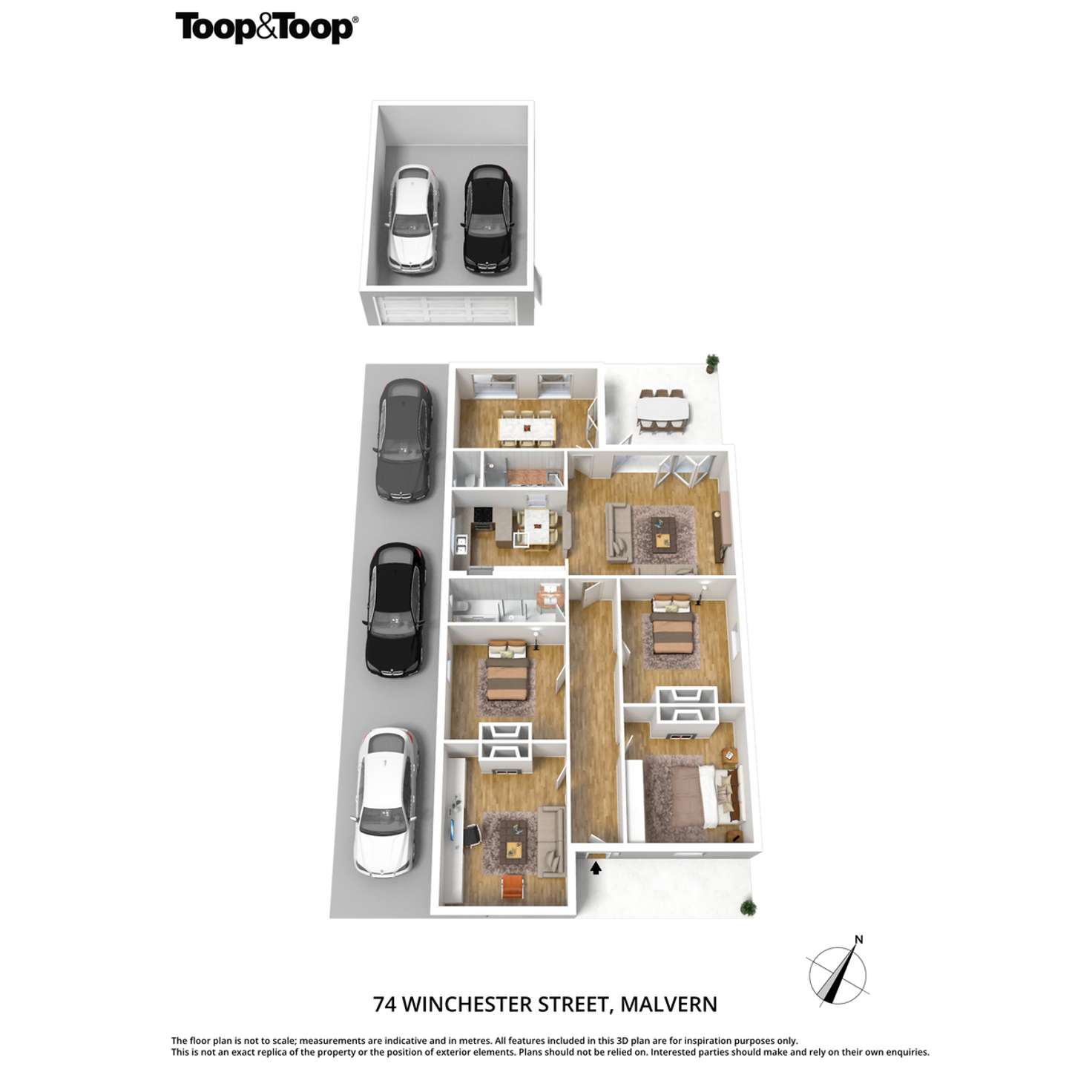 Floorplan of Homely house listing, 74 Winchester Street, Malvern SA 5061