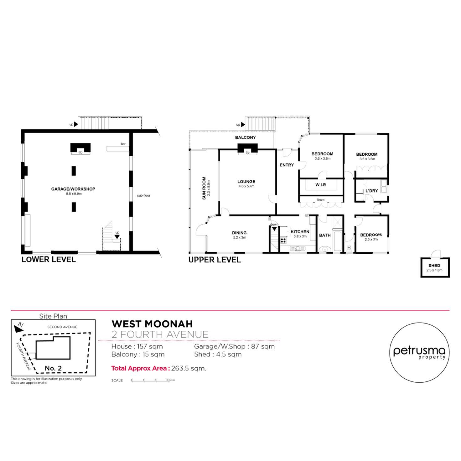 Floorplan of Homely house listing, 2 Fourth Avenue, West Moonah TAS 7009