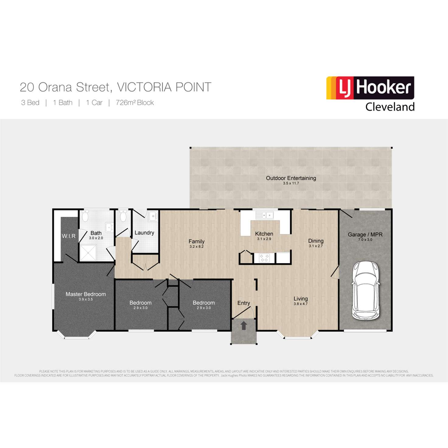 Floorplan of Homely house listing, 20 Orana Street, Victoria Point QLD 4165