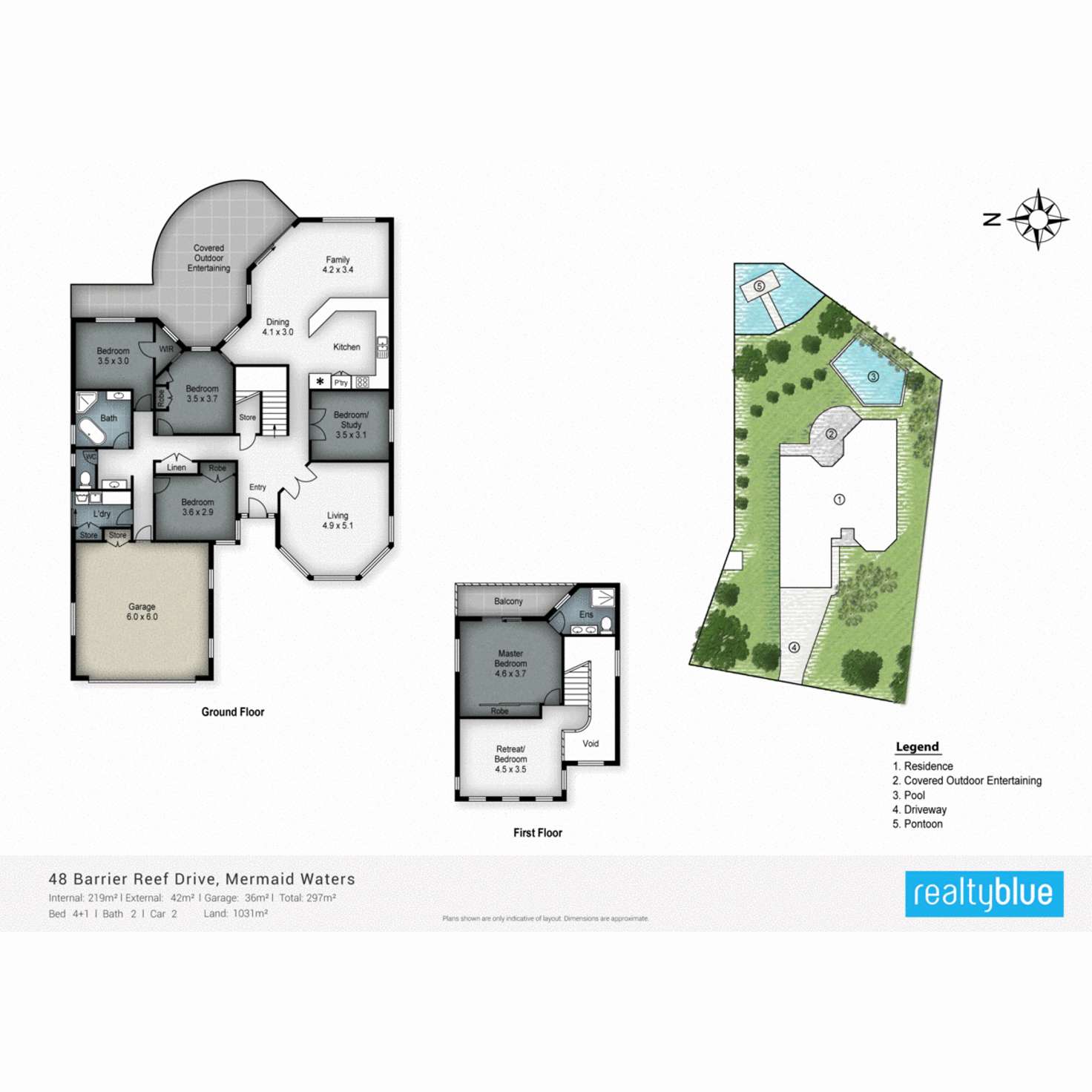 Floorplan of Homely house listing, 48 Barrier Reef Drive, Mermaid Waters QLD 4218